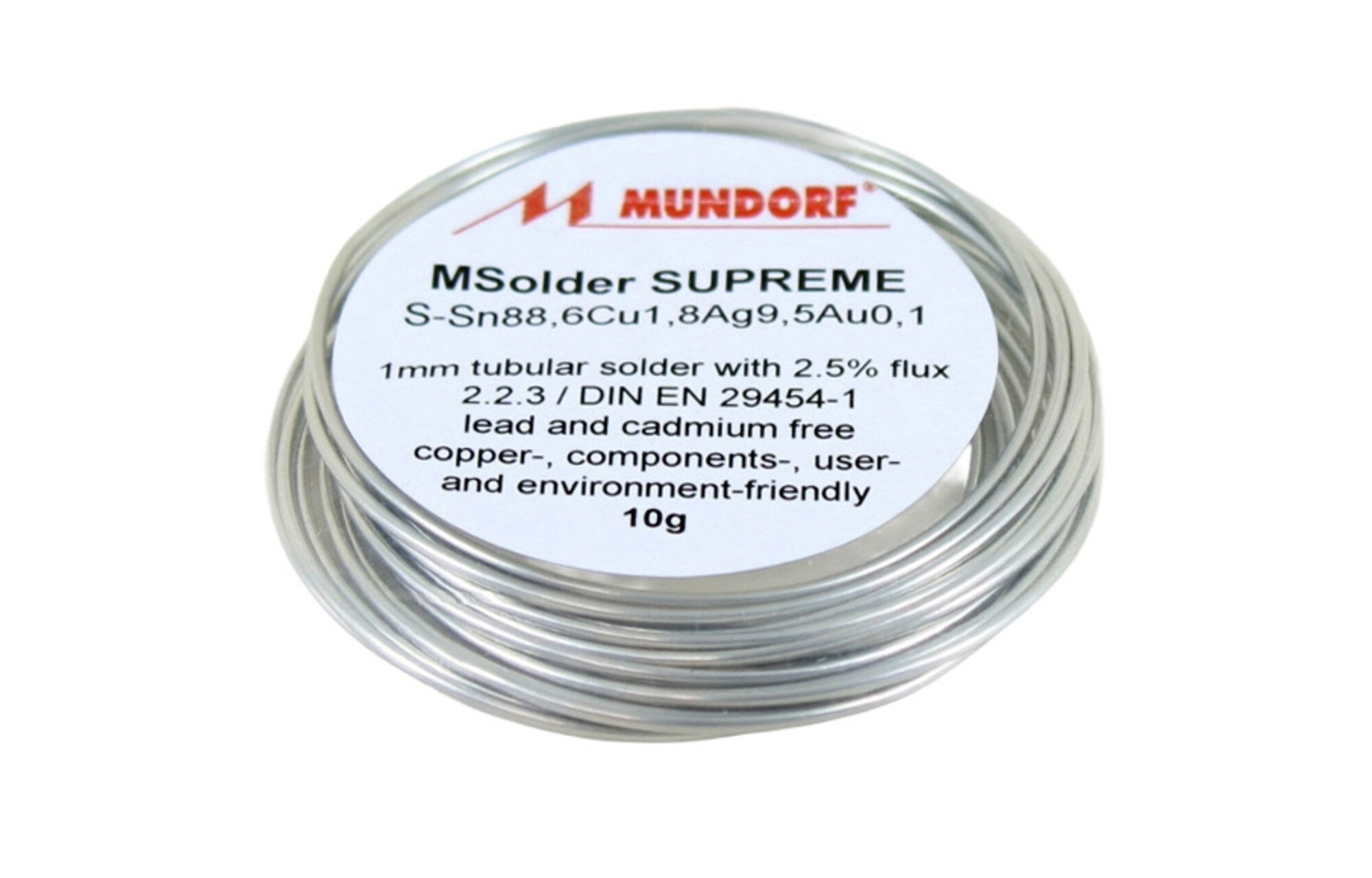 Mundorf MSOL.SUP-010G Msolder Supreme forrasztó ón 10g
