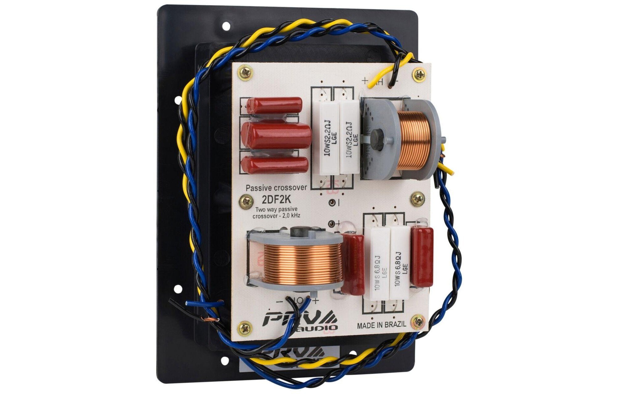 PRV Audio 2DF2K 2-utas hangszóró Összeszerelt 2000 Hz-es keresztváltó választható csillapítással