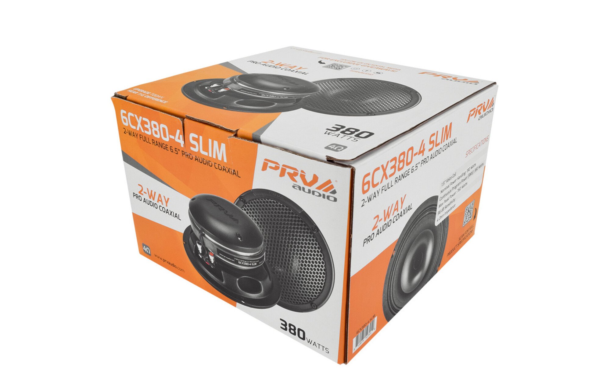 PRV Audio 6CX380-4 SLIM koaxiális mélysugárzó
