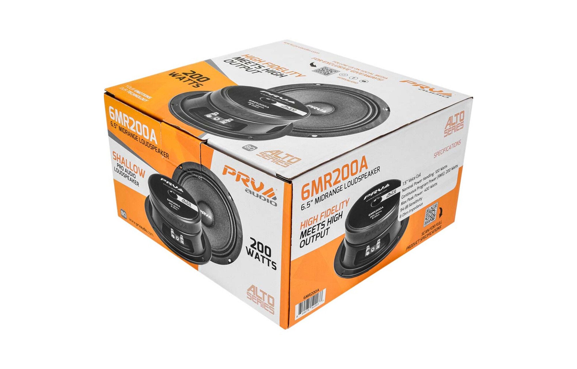PRV Audio 6MR200A középtartományú mélysugárzó