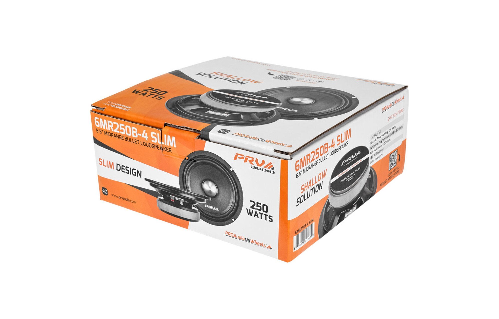 PRV Audio 6MR250B-4 SLIM középső mélysugárzó