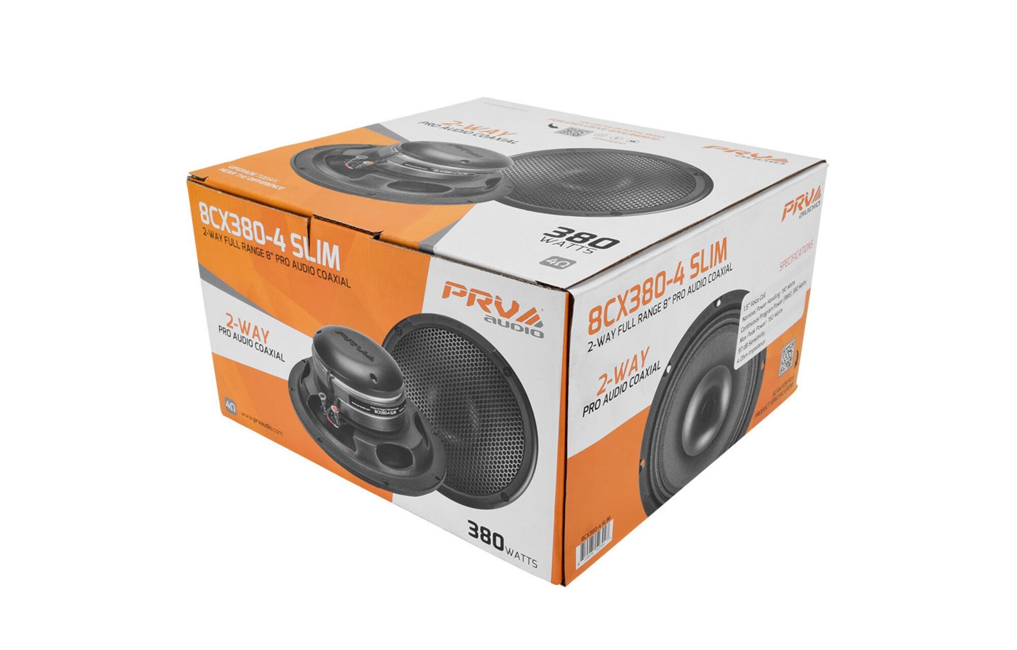 PRV Audio 8CX380-4 SLIM koaxiális mélysugárzó