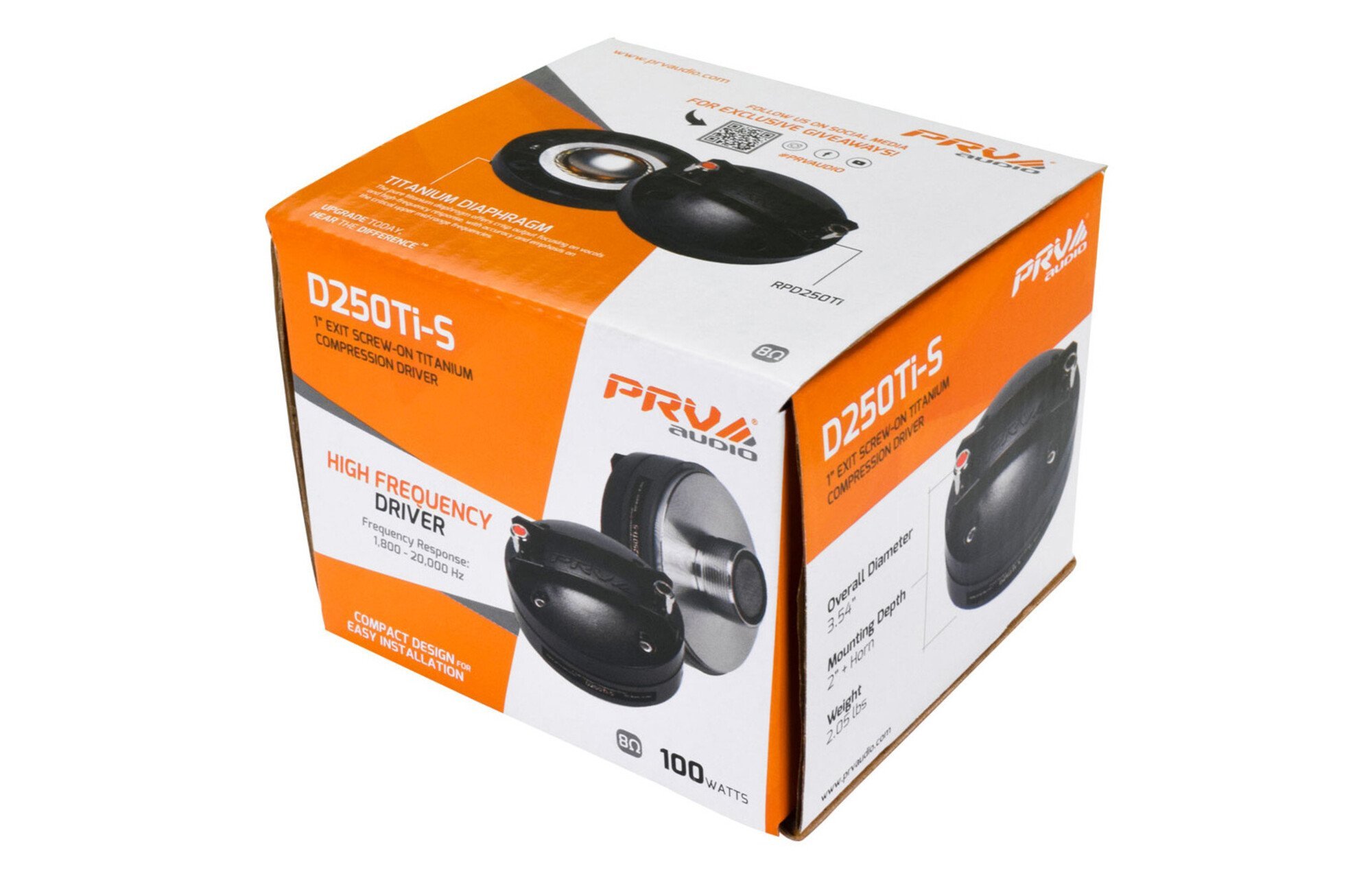 PRV Audio D250TI-S kompressziós meghajtó