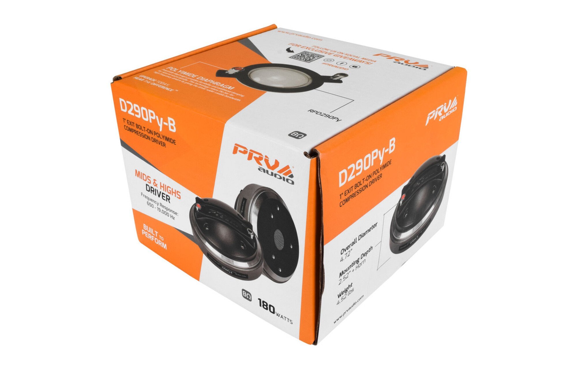 PRV Audio D290Py-B kompressziós meghajtó