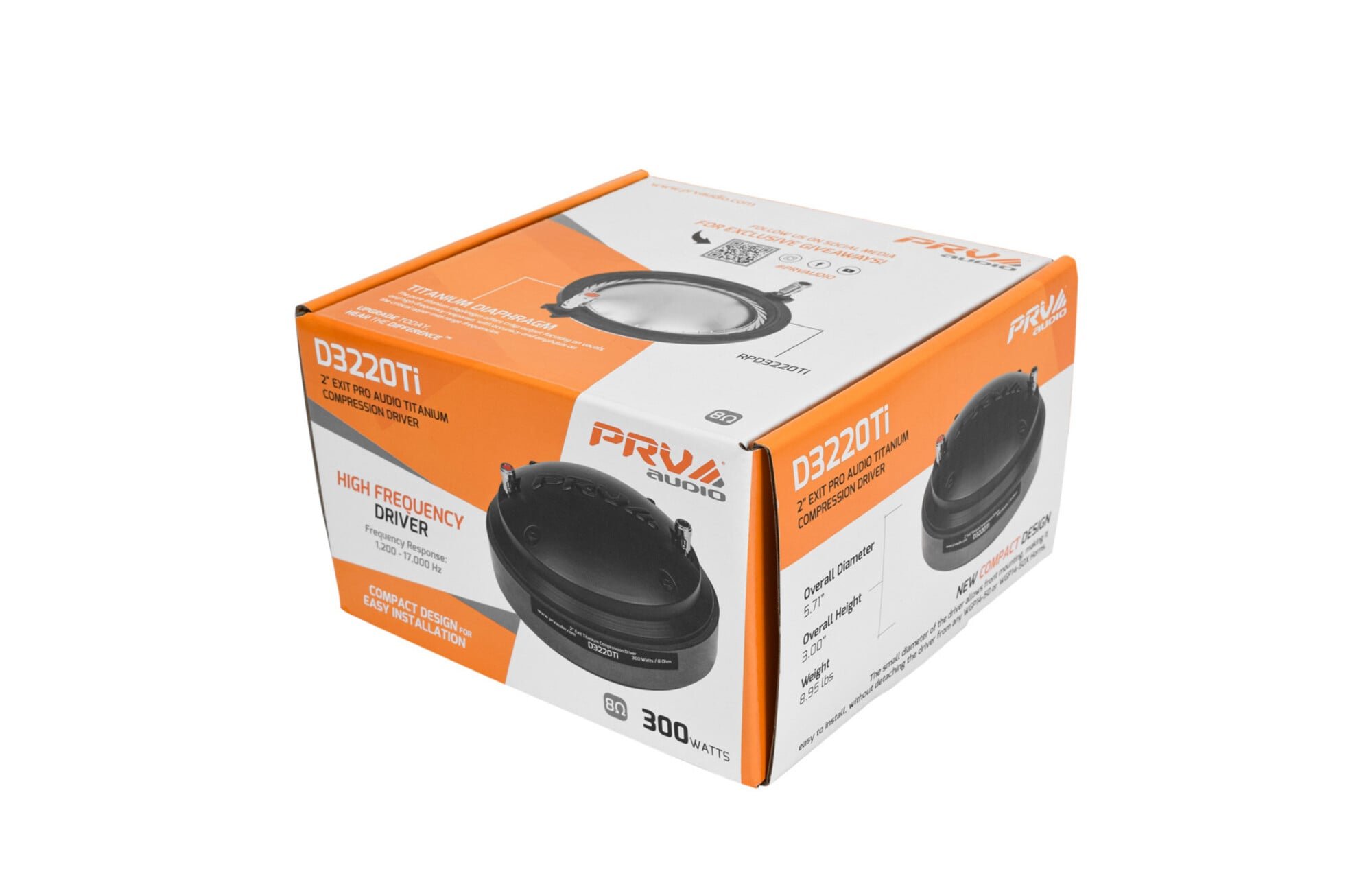 PRV Audio D3220Ti kompressziós meghajtó