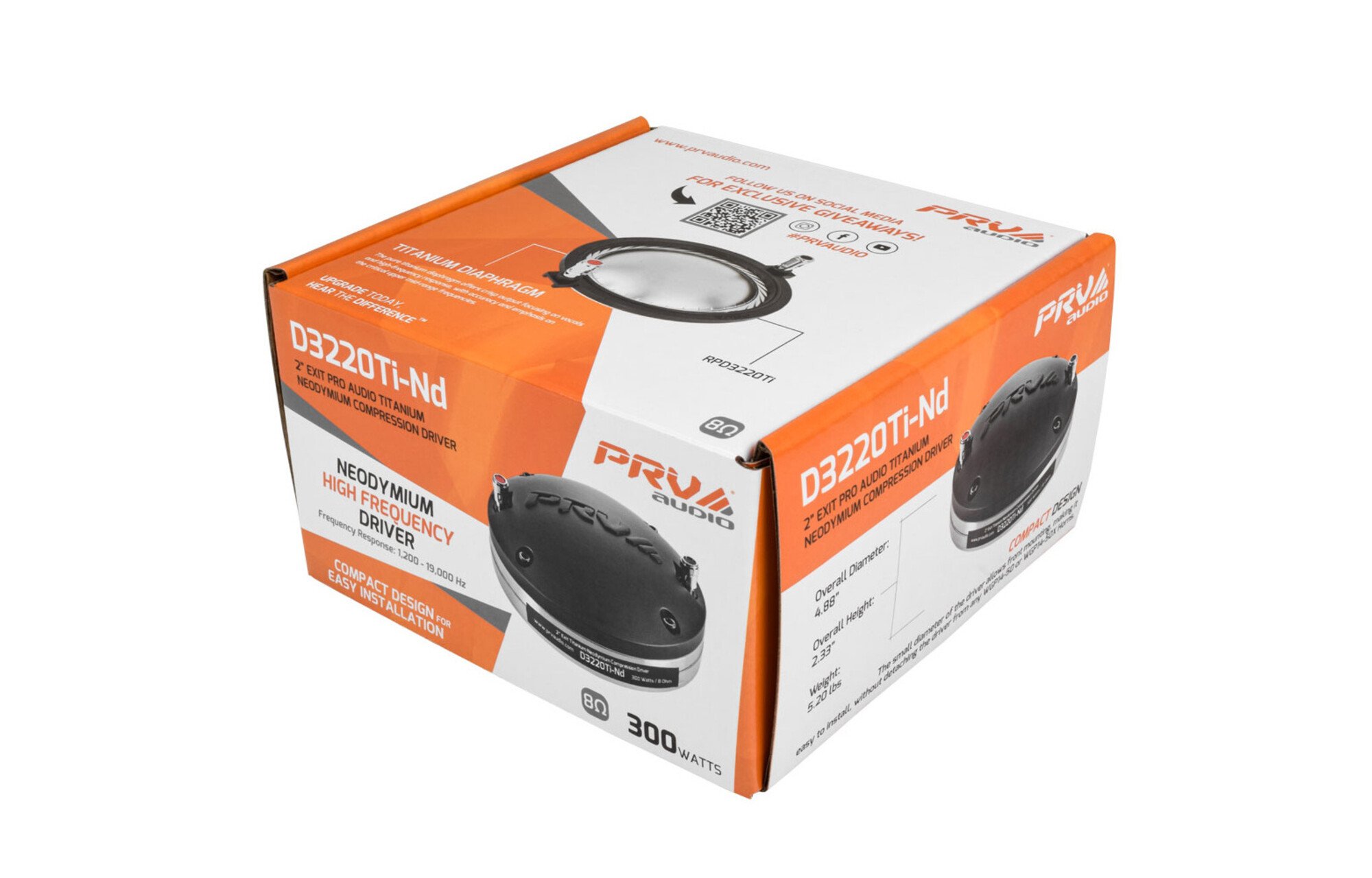 PRV Audio D3220Ti-Nd kompressziós meghajtó