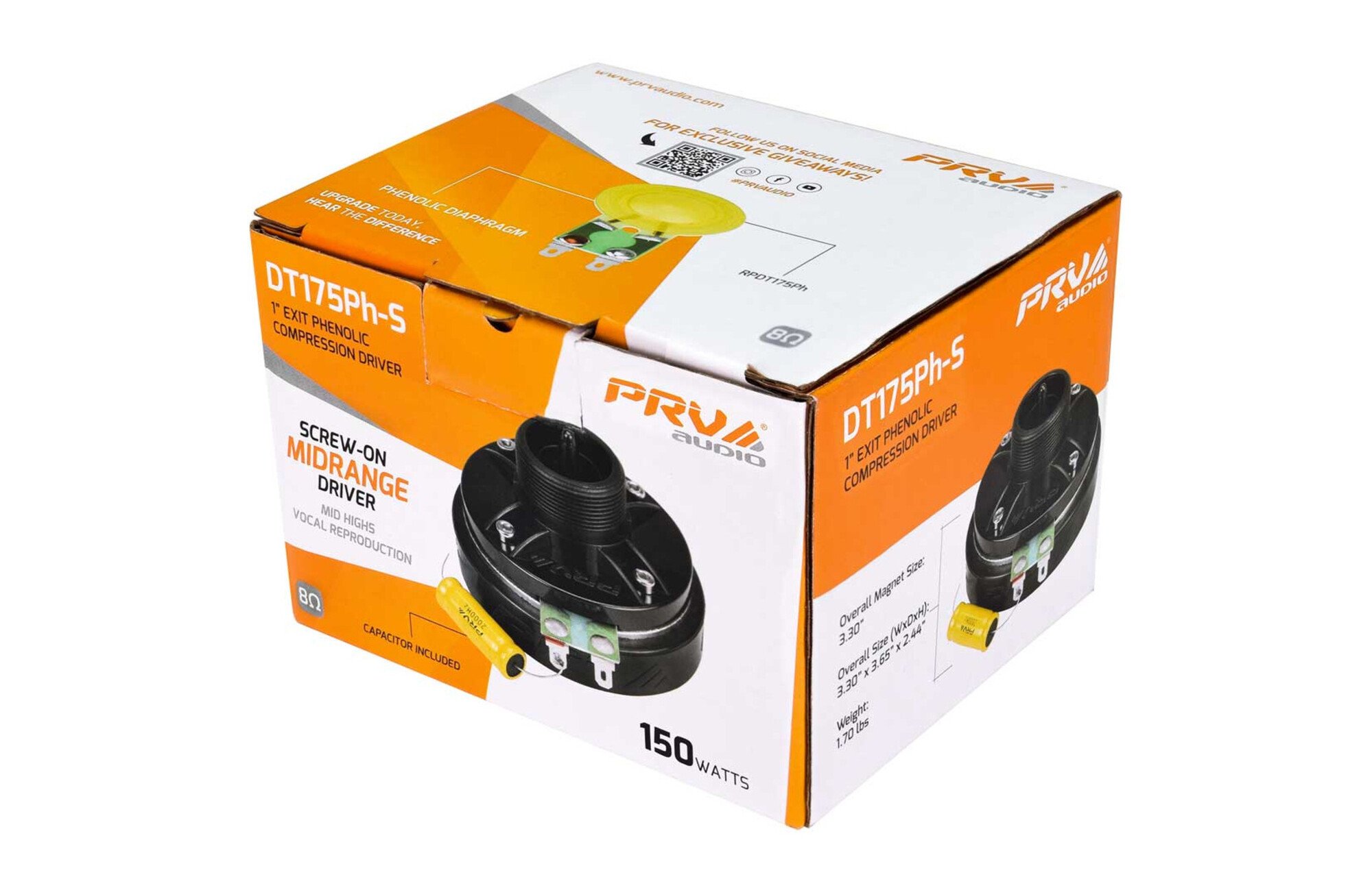 PRV Audio DT175Ph-S kompressziós meghajtó