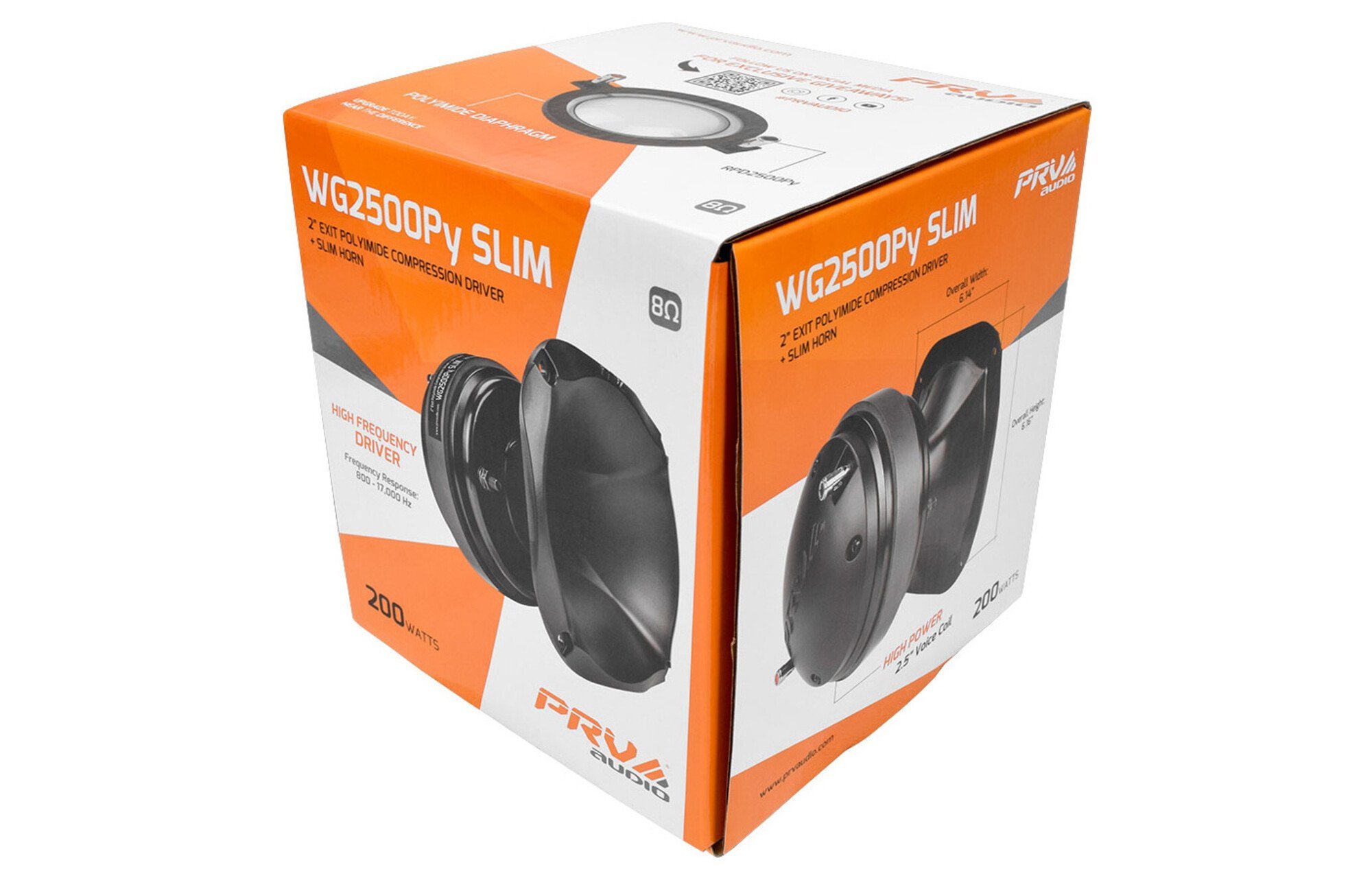 PRV Audio WG2500Py SLIM kompressziós meghajtó
