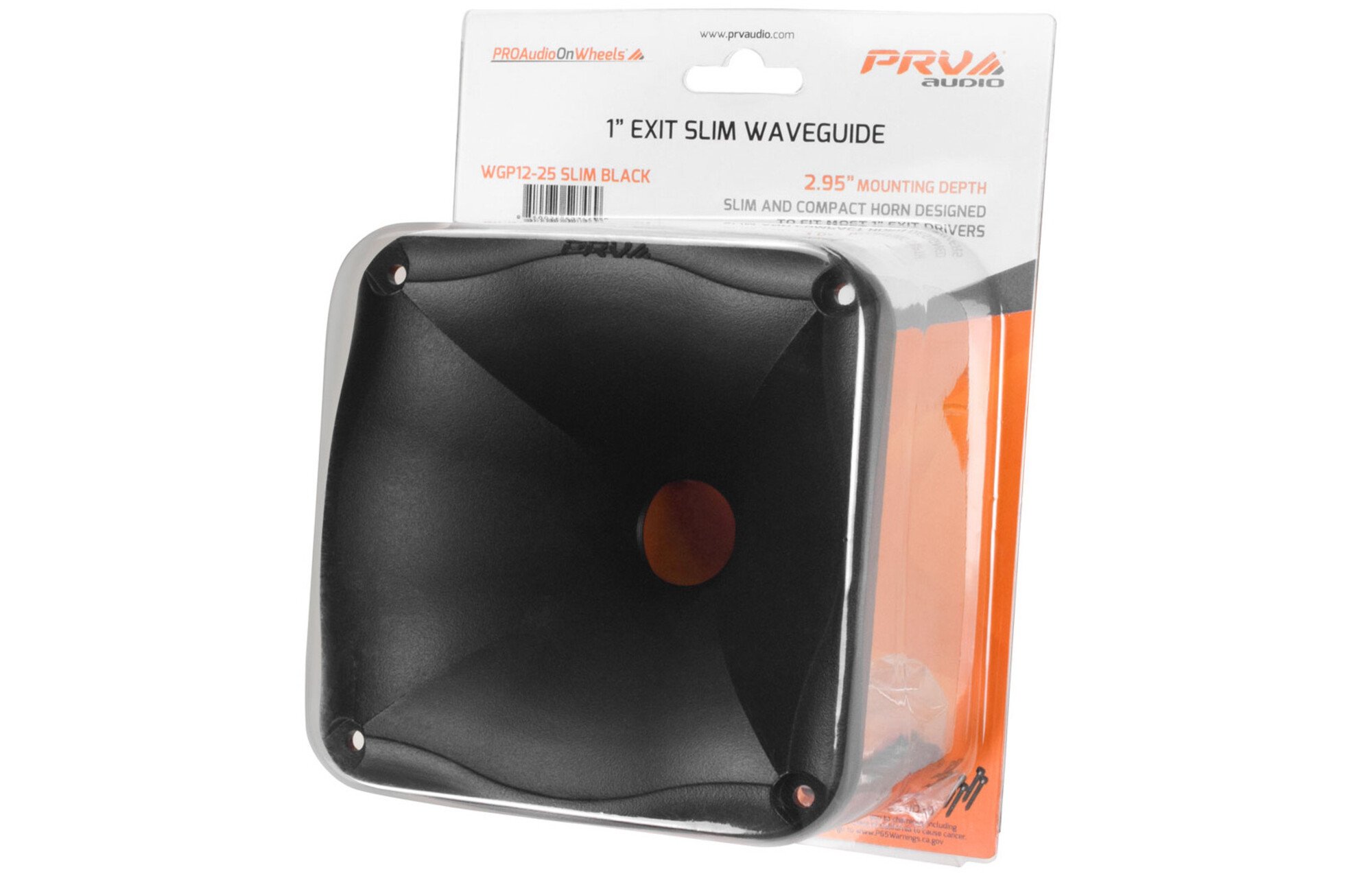 PRV Audio WGP12-25 SLIM BLACK hullámvezető