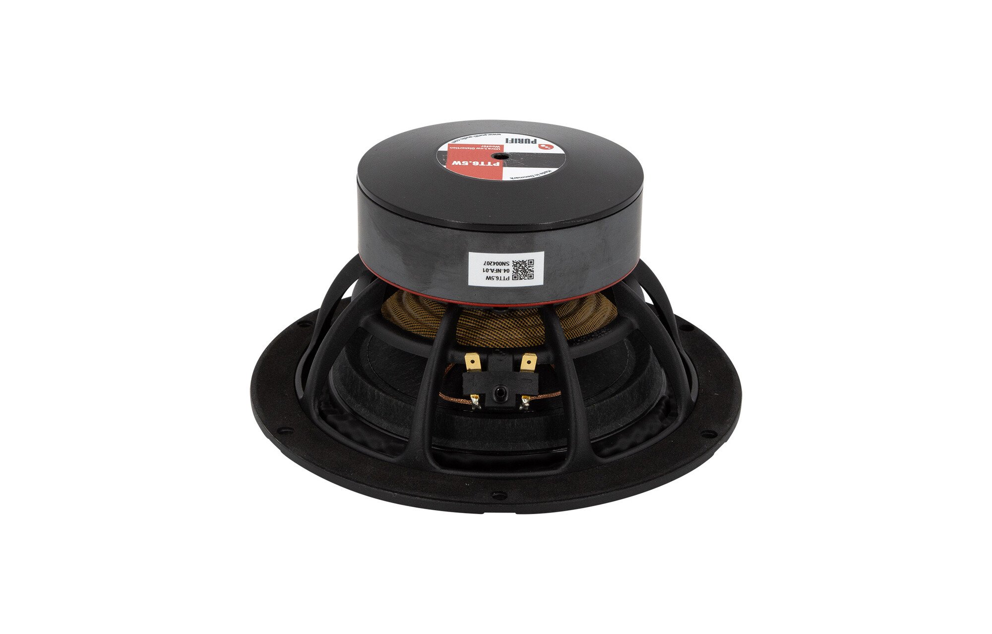 PURIFI PTT6.5W04-NFA-01 6.5" Ultra alacsony torzítás meghajtó 4 Ohm