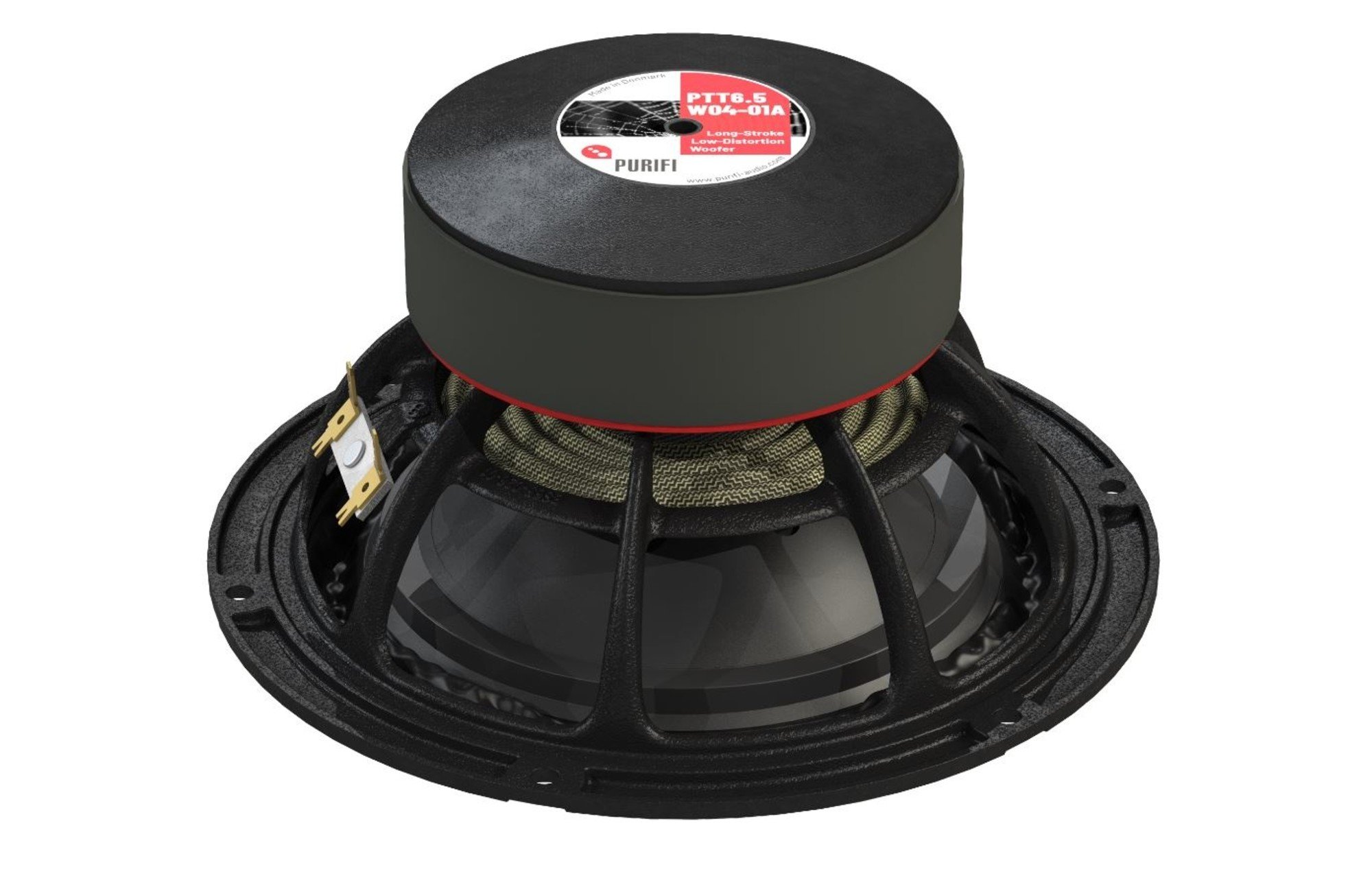 PURIFI PTT6.5X08-NFA-06 6.5″ Ultra alacsony torzítású hosszú löketű meghajtó 8 Ohm