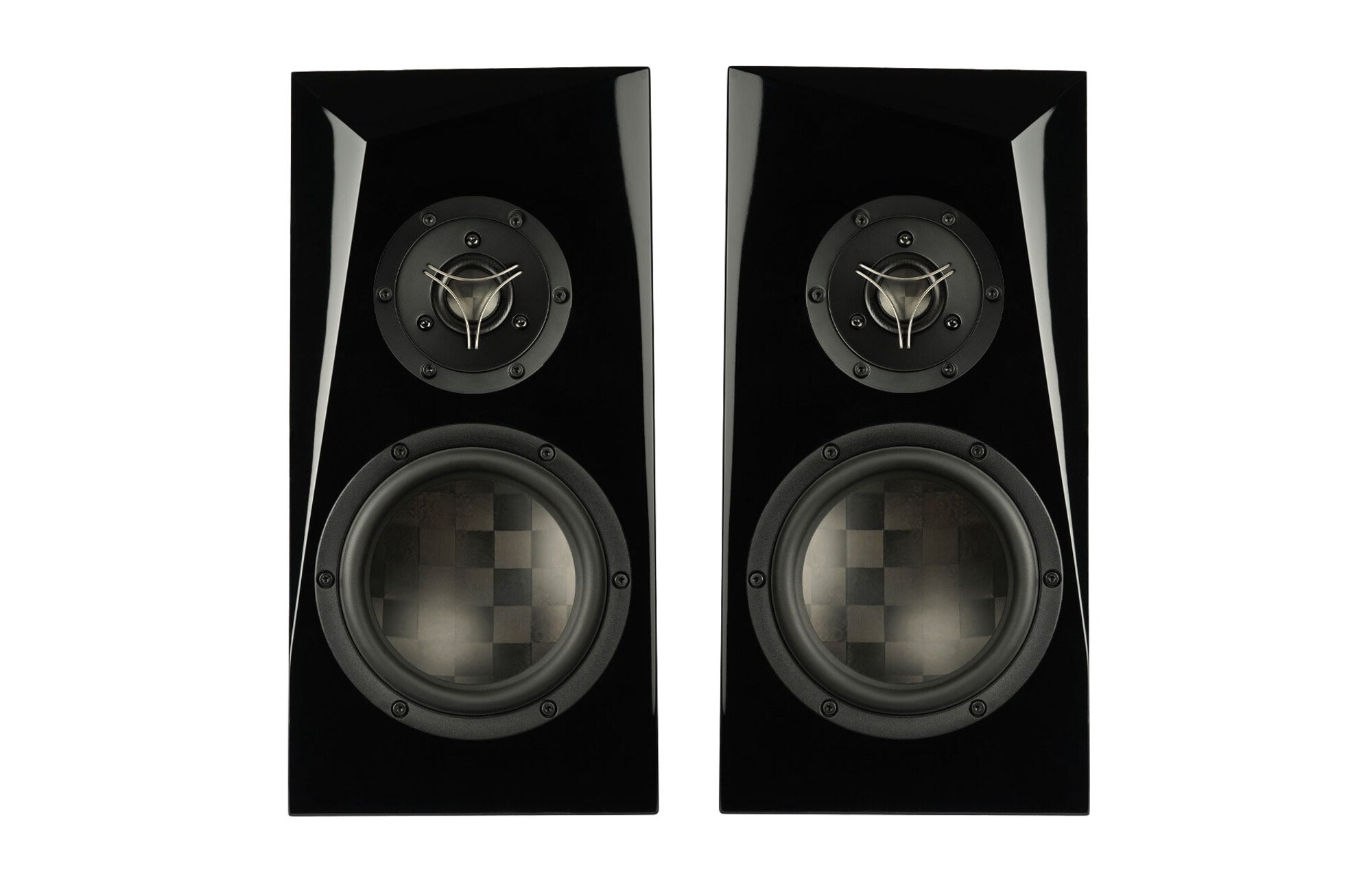 SB Acoustics Ara TX fekete könyvespolc hangszóró készlet TeXtreme hangszórókkal