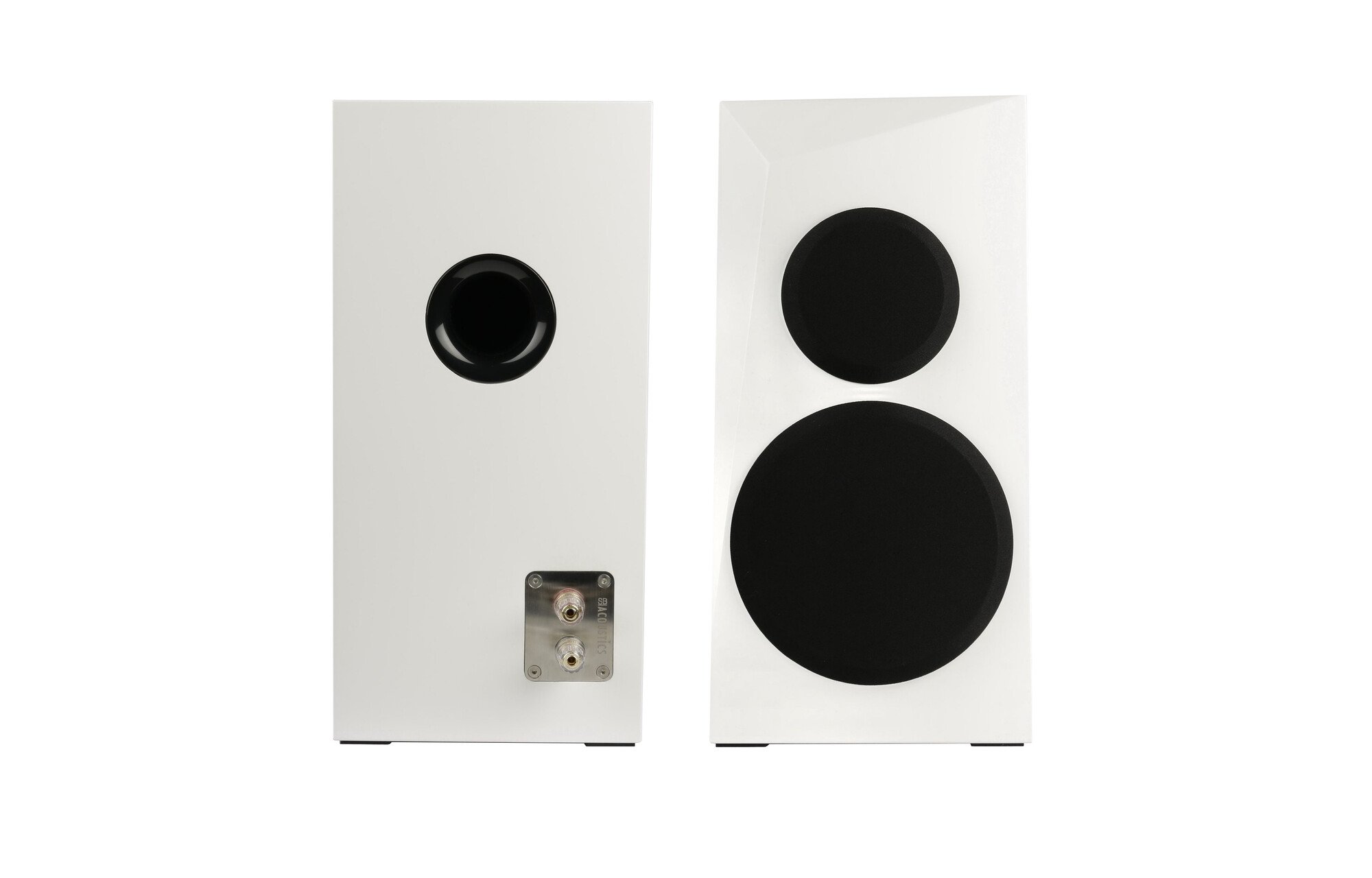 SB Acoustics Ara TX fehér könyvespolc hangszóró készlet TeXtreme meghajtókkal