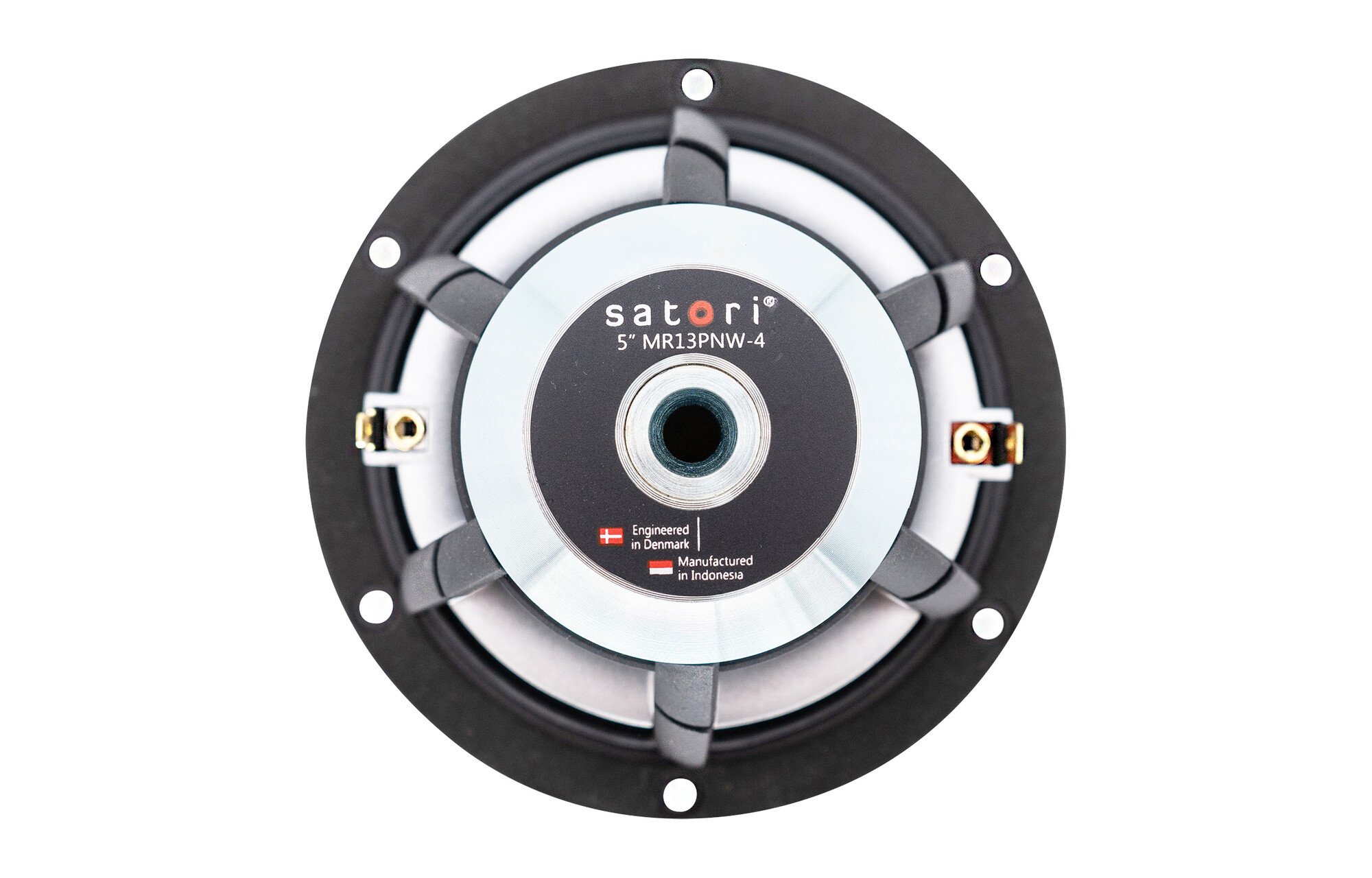 SB Acoustics Satori MR13PNW-4 5" fehér Egyiptomi Papirusz kónusz középsugárzó