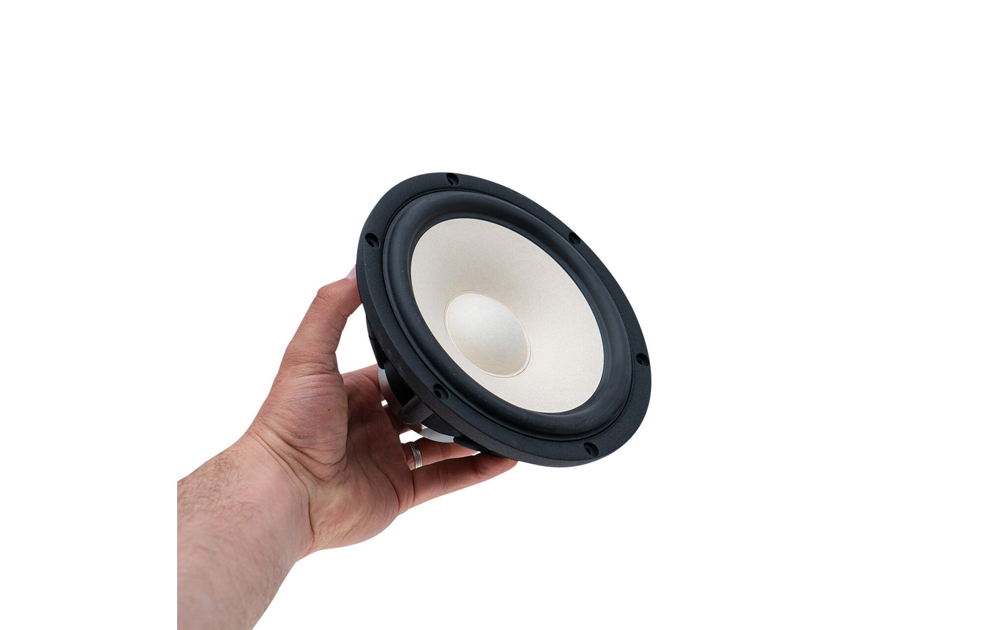 SB Acoustics Satori MW19PNW-4 7.5" fehér Egyiptomi nádrost kónusz mélysugárzó