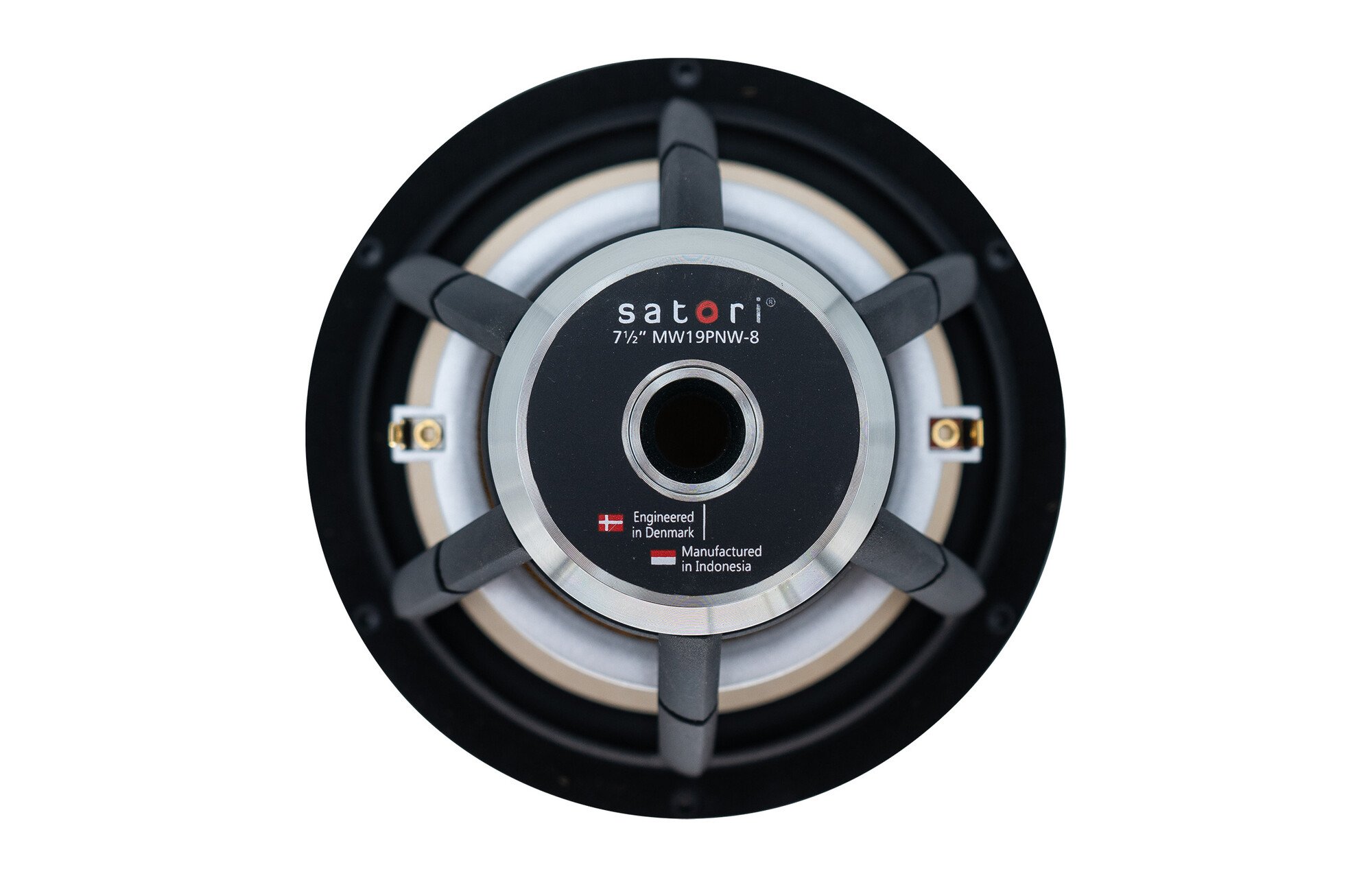 SB Acoustics Satori MW19PNW-8 7.5" fehér Egyiptomi nádrost kónusz mélysugárzó
