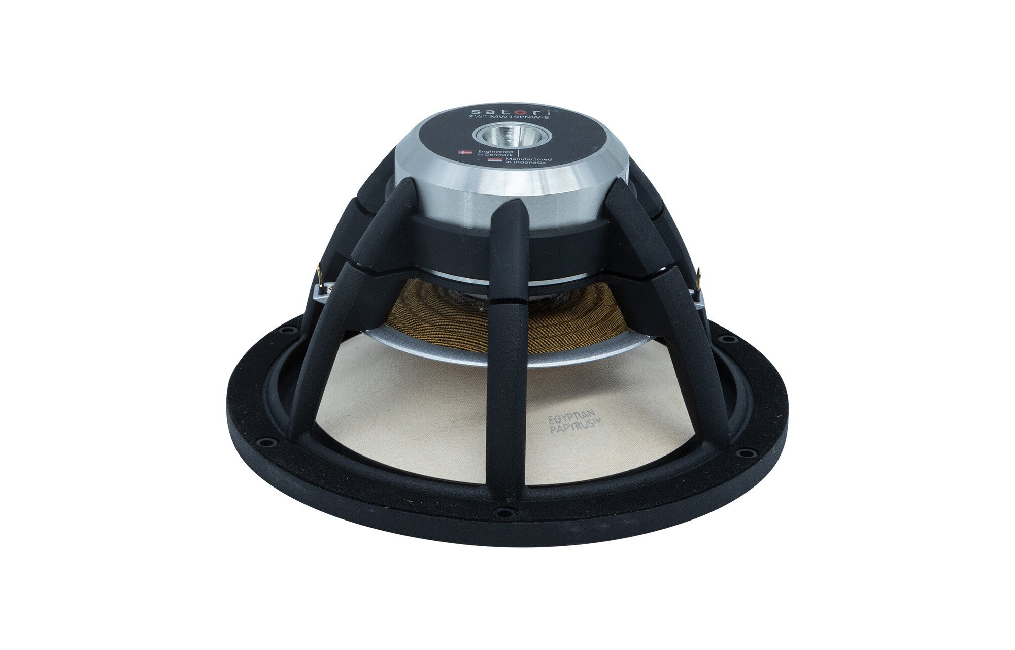 SB Acoustics Satori MW19PNW-8 7.5" fehér Egyiptomi nádrost kónusz mélysugárzó