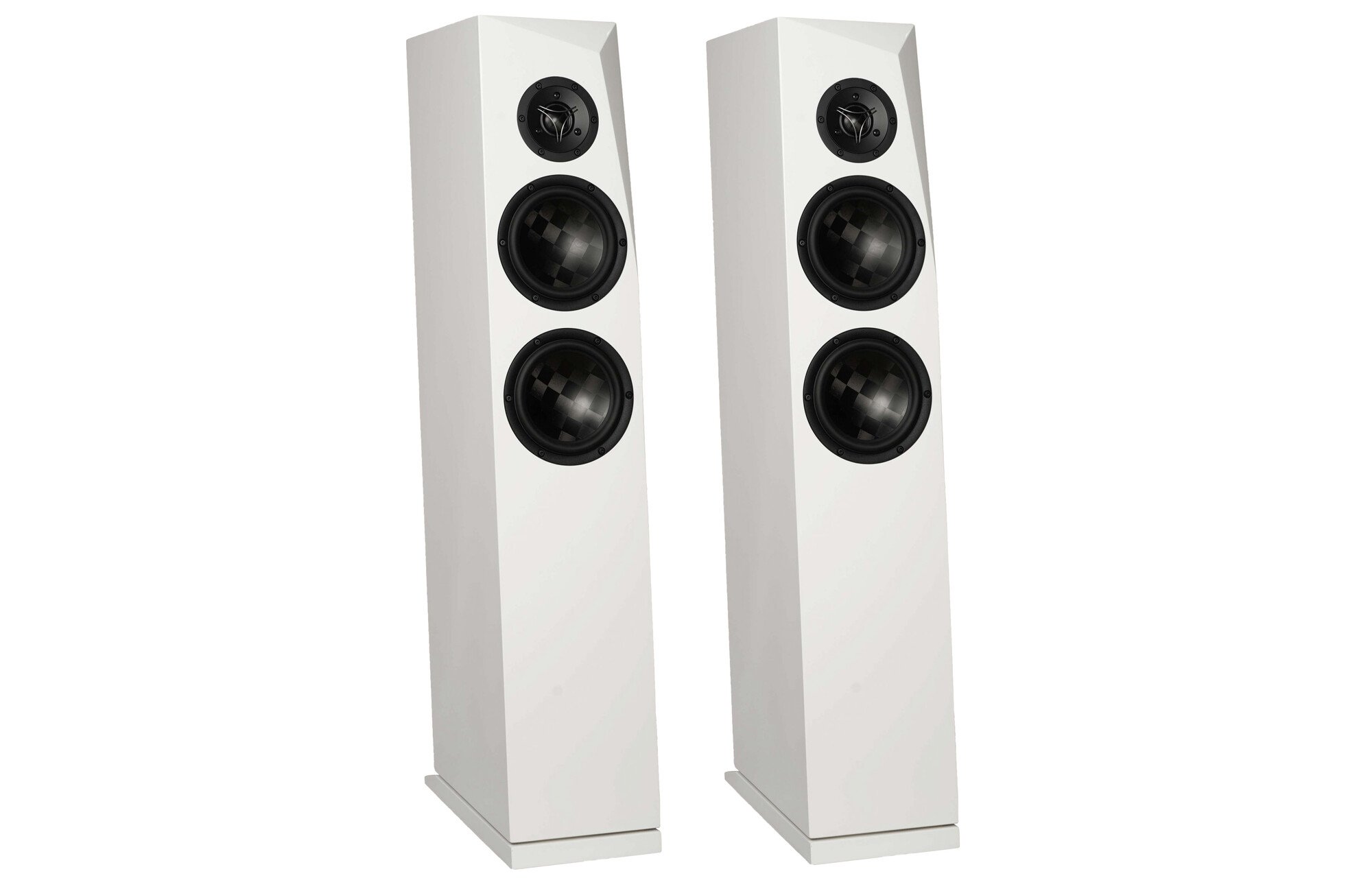 SB Acoustics RINJANI TX fehér magasfényű toronyhangszóró készlet TeXtreme meghajtókkal