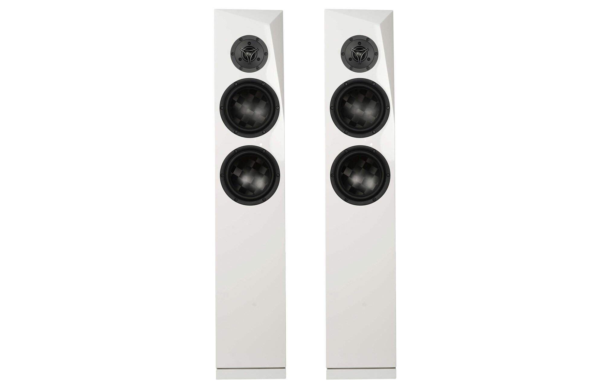 SB Acoustics RINJANI TX fehér magasfényű toronyhangszóró készlet TeXtreme meghajtókkal
