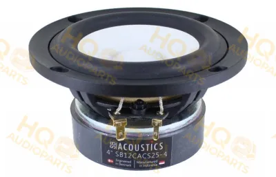 SB Acoustics SB12CACS25-4 4" kerámia mélysugárzó