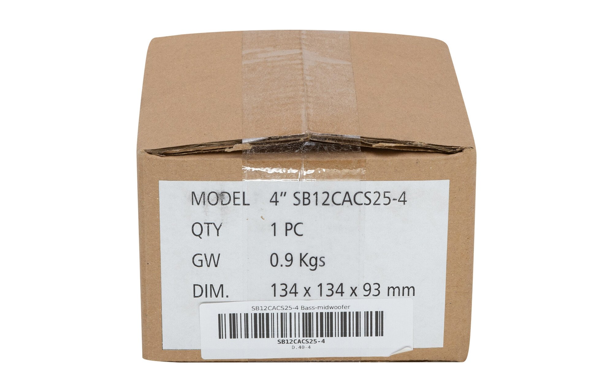 SB Acoustics SB12CACS25-4 4" kerámia mélysugárzó