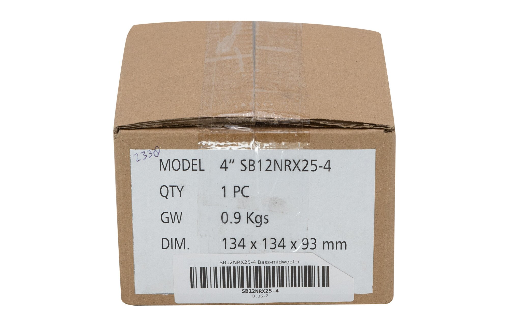 SB Acoustics SB12NRX25-4 4" mélyközépsugárzó