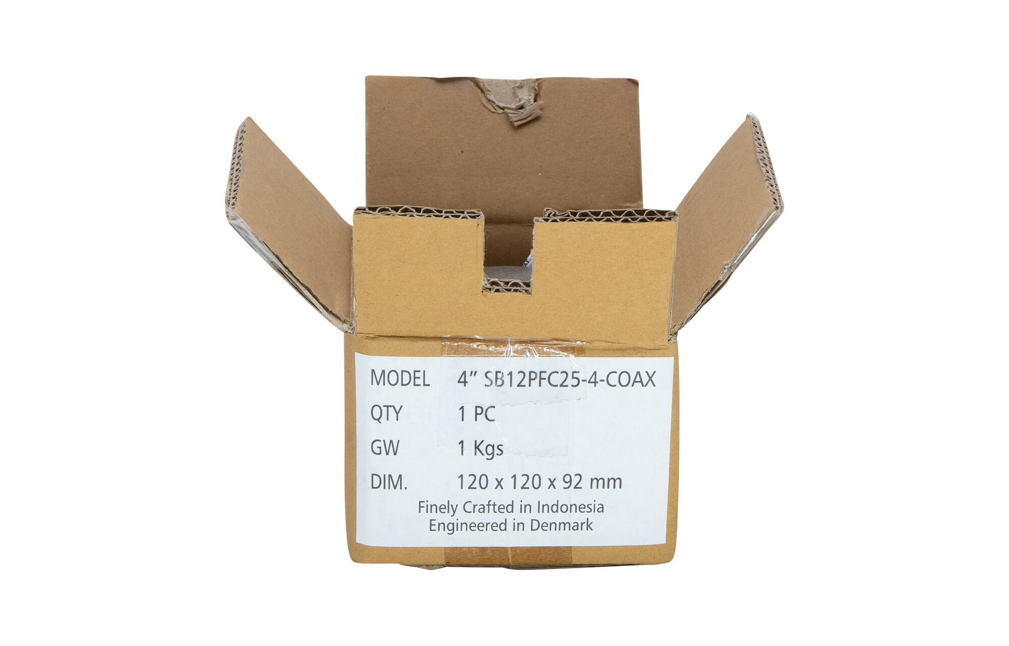 SB Acoustics SB12PFC25-4-COAX 4" Coaxial mélyközépsugárzó