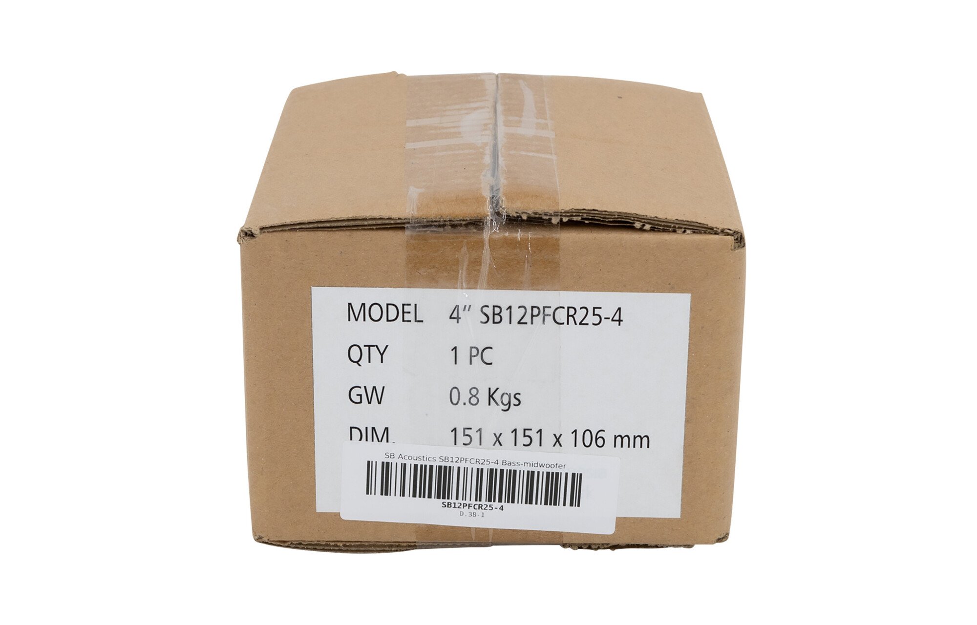 SB Acoustics SB12PFCR25-4 papír mélyközépsugárzó