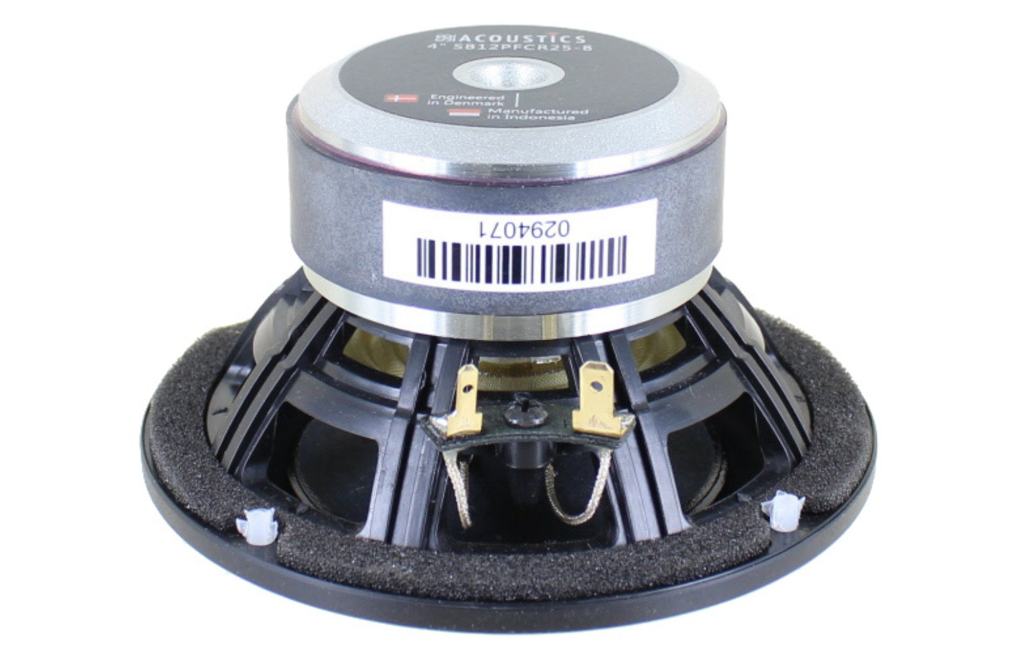SB Acoustics SB12PFCR25-8 4" papír kónusz mélyközépsugárzó 8 Ohm