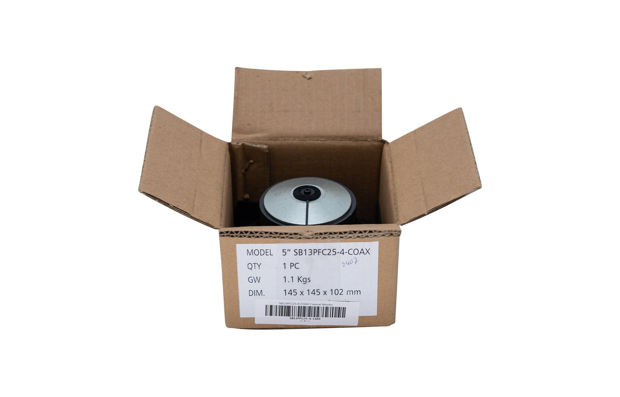 SB Acoustics SB13PFC25-4-COAX 5" papír kónusz Coaxial