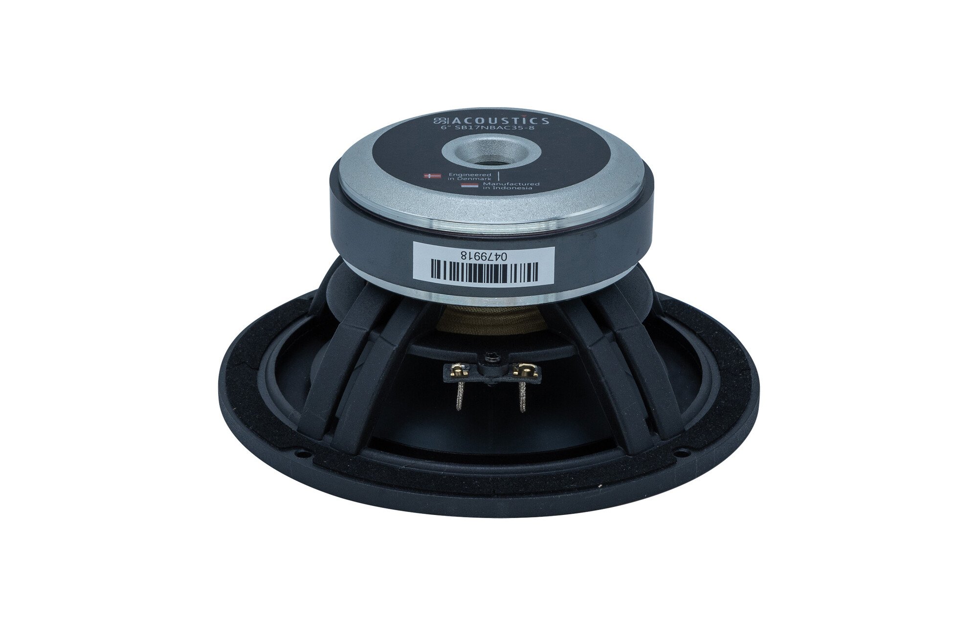 SB Acoustics SB17NBAC35-8 6" fekete Aluminium kónusz mélysugárzó