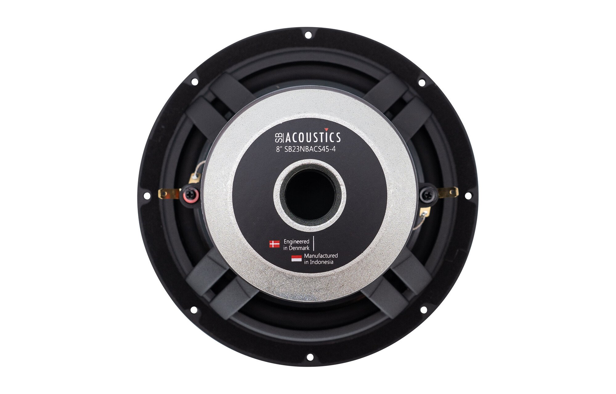 SB Acoustics SB23NBACS45-4 8" fekete Aluminium kónusz mélysugárzó