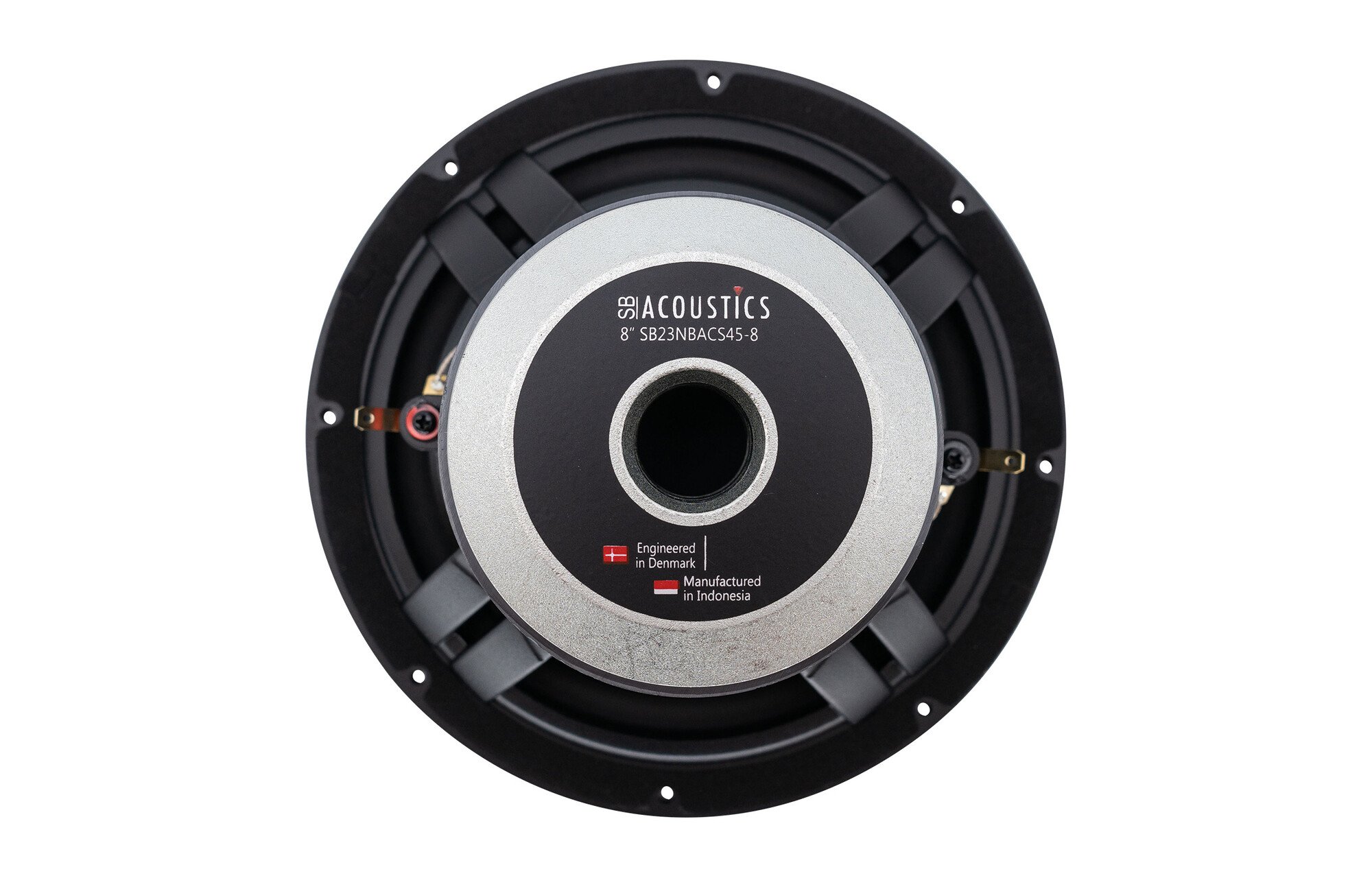 SB Acoustics SB23NBACS45-8 8" fekete Aluminium kónusz mélysugárzó