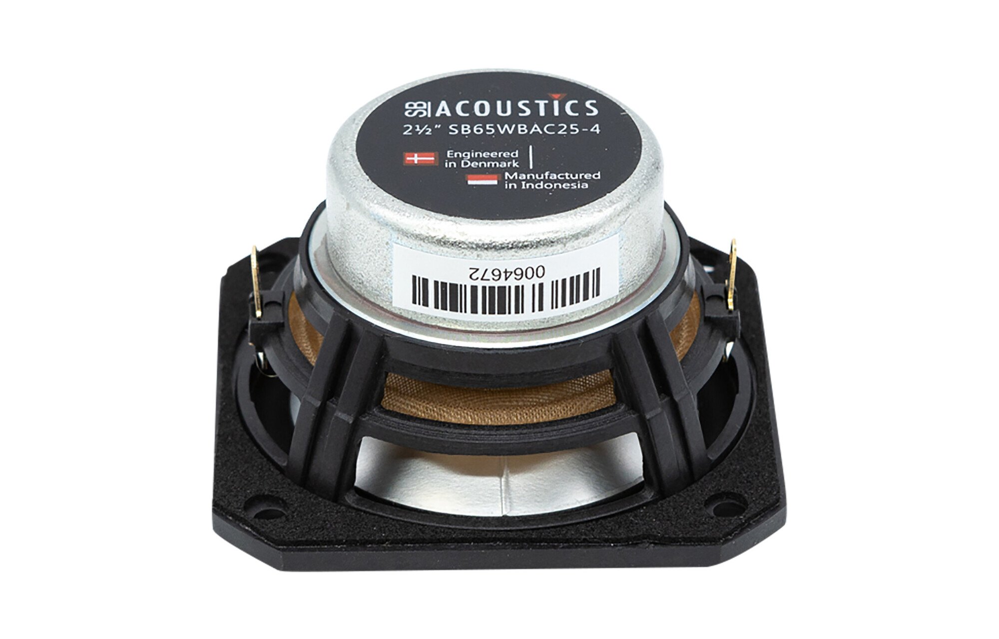 SB Acoustics SB65WBAC25-4 2,5" szélessávú meghajtó 4 Ohm
