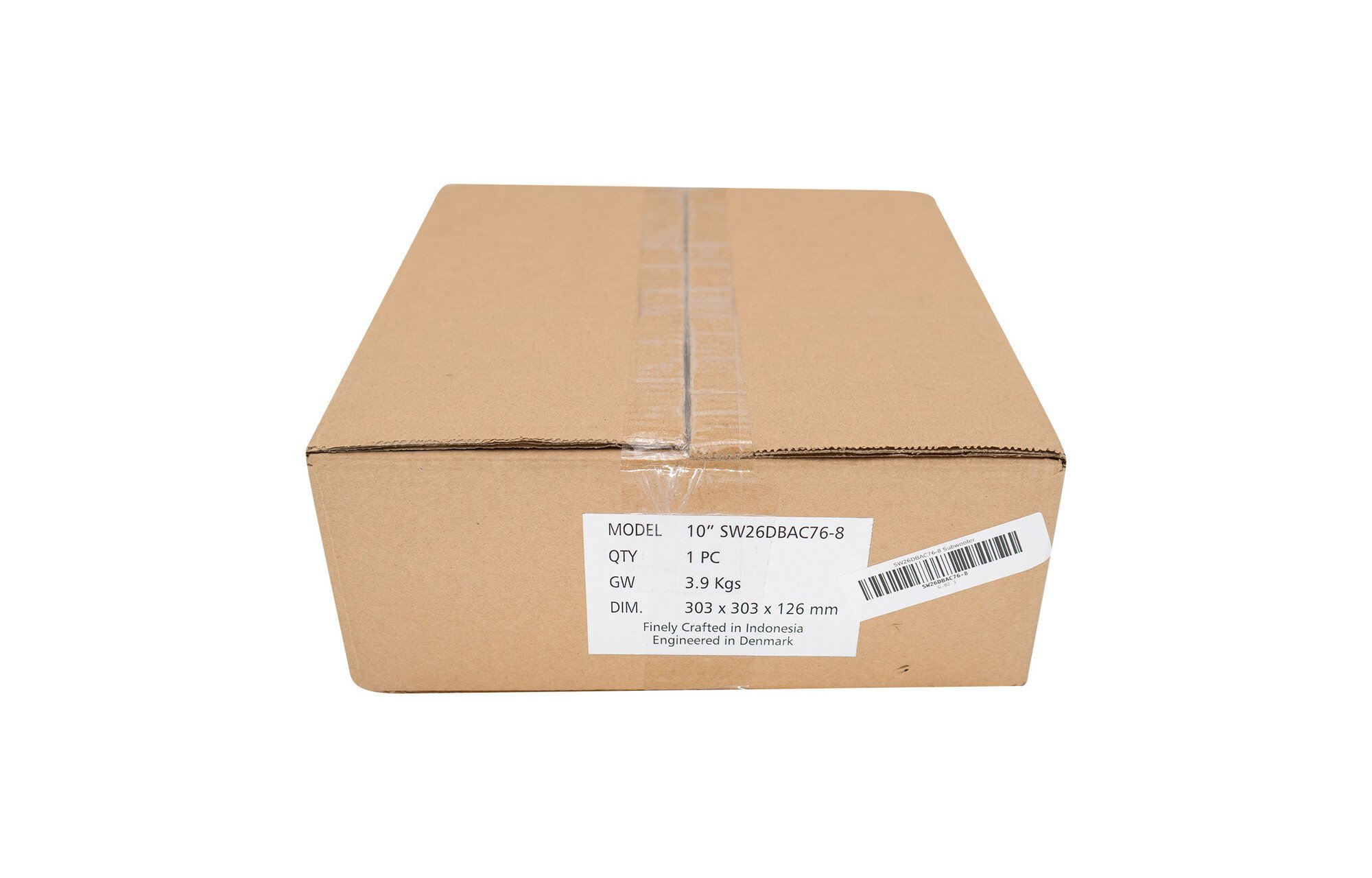SB Acoustics SW26DBAC76-8 submélysugárzó