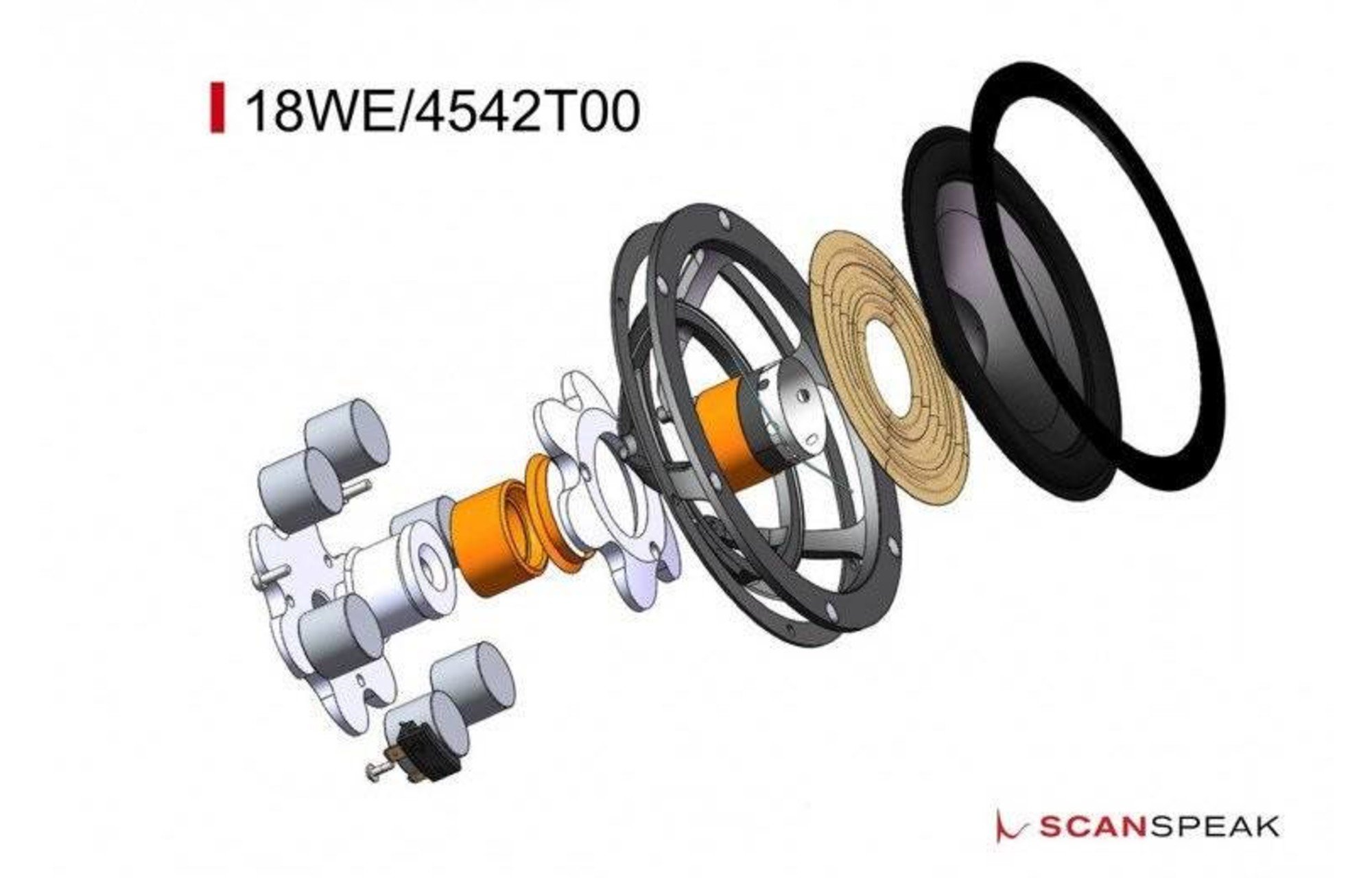 Scan-Speak Ellipticor 18WE/4542T00 7" mélysugárzó