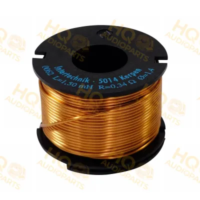 Intertechnik Légmagos tekercs – 0,82 mH | LU62 | DCR 0,26 Ω | Cu 1,40 mm | ±3,0%