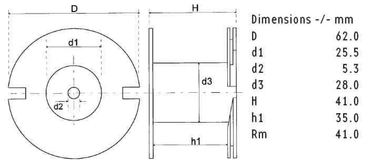 Intertechnik Légmagos tekercs – 0,82 mH | LU62 | DCR 0,26 Ω | Cu 1,40 mm | ±3.0%