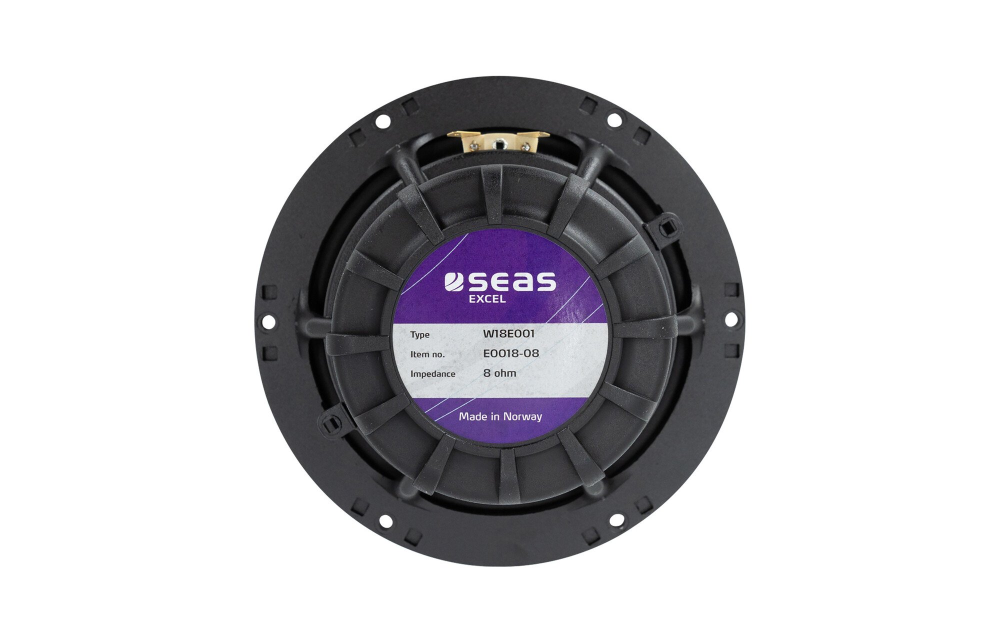 SEAS Excel W18E/001 - E0018-08S 7" Magnézium kónusz mélysugárzó
