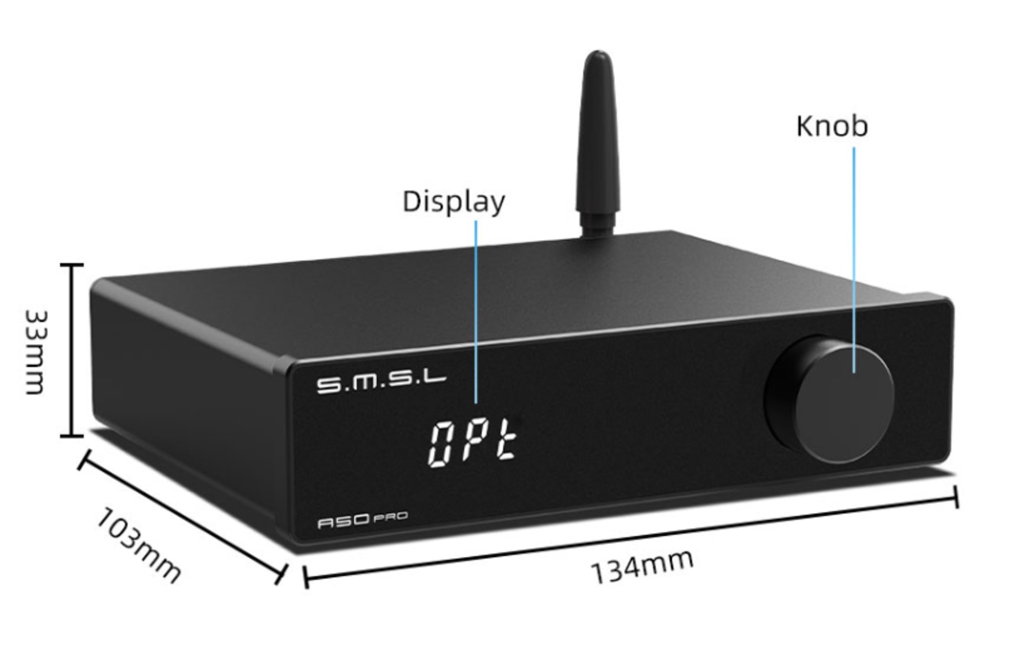 SMSL A50 mini sztereó erősítő Bluetooth 5.0