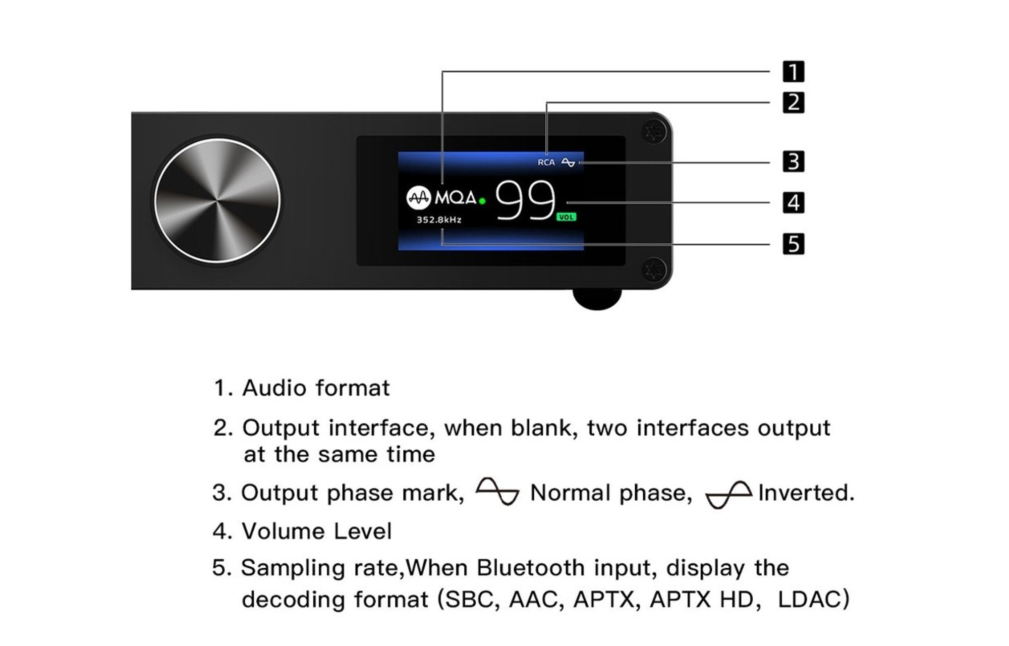 SMSL DO200 DAC 2x ES9068AS XMOS Bluetooth 5.0 LDAC 32bit DSD512 MQA