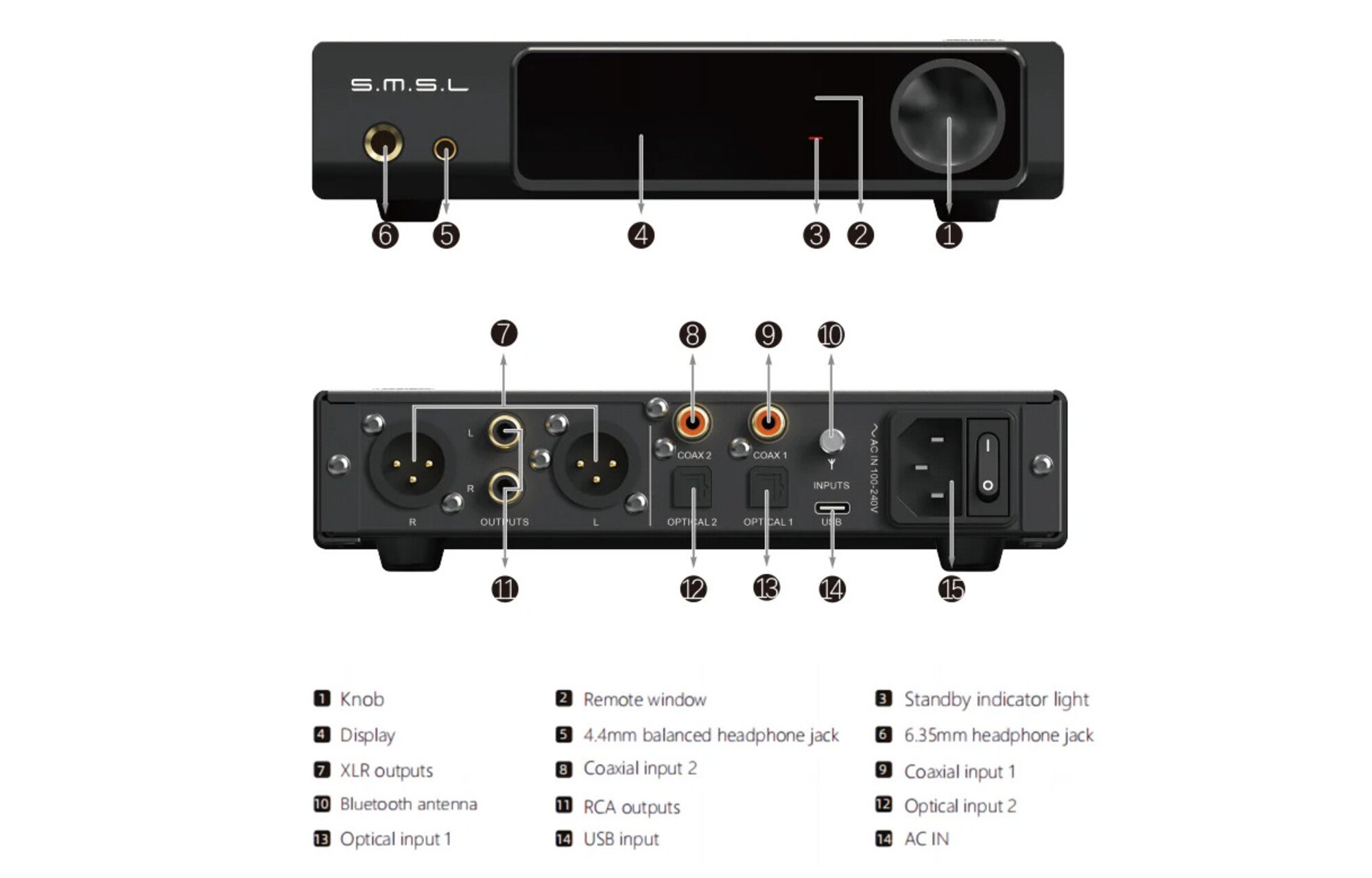 SMSL RAW-MDA1 DAC ES9039Q2M