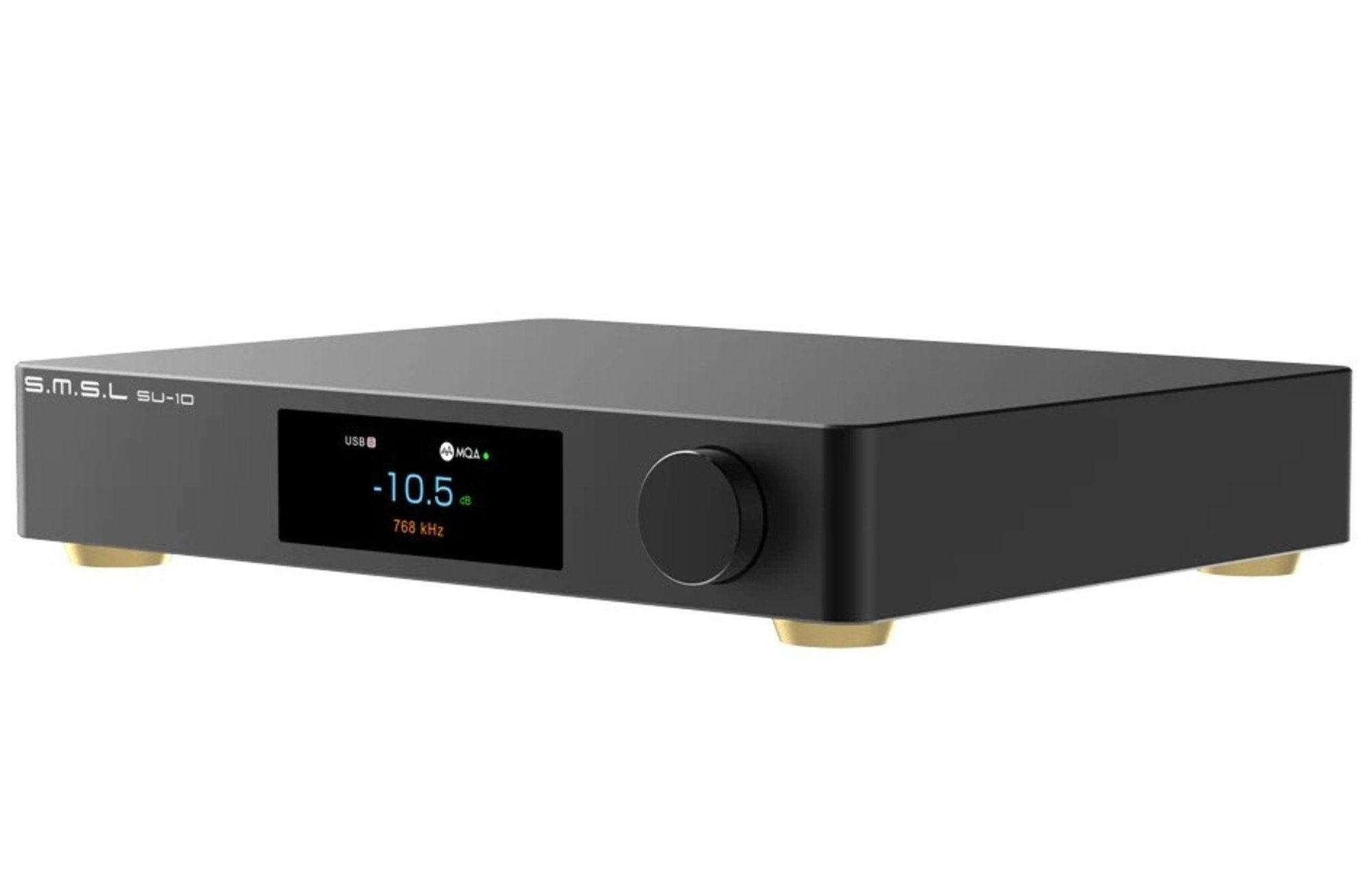 SMSL SU-10 DAC Dual ES9038Pro dekóder támogatás MAQ-CD DSD512 távirányítóval