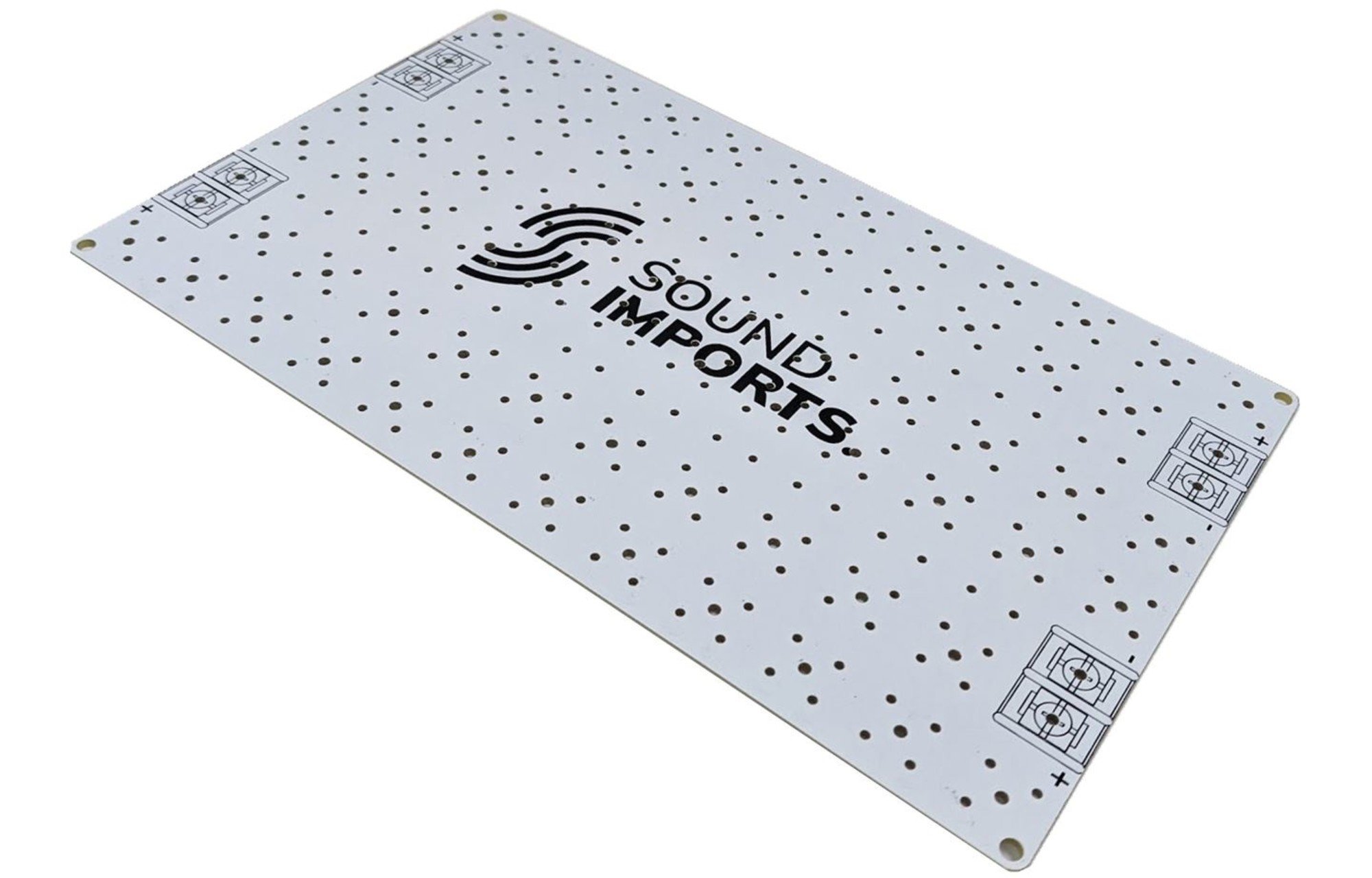PCB-S02 Cloverleaf Pitches crossover tábla | 12 x 20 cm áramköri lapok