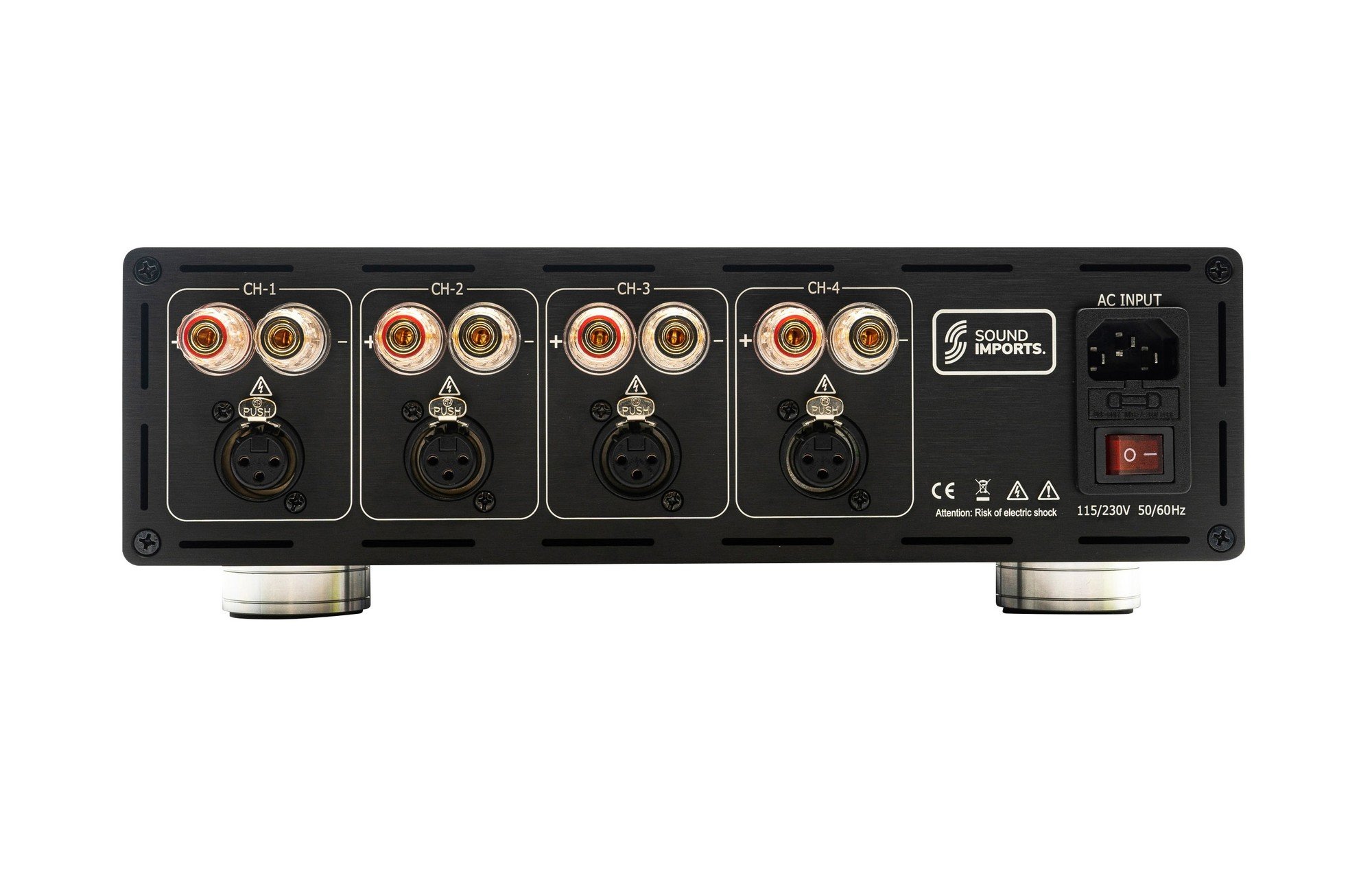 SoundImpress HY252-4CH Quad erősítő | 250WPC | Ncore® | Hypex fejlesztés