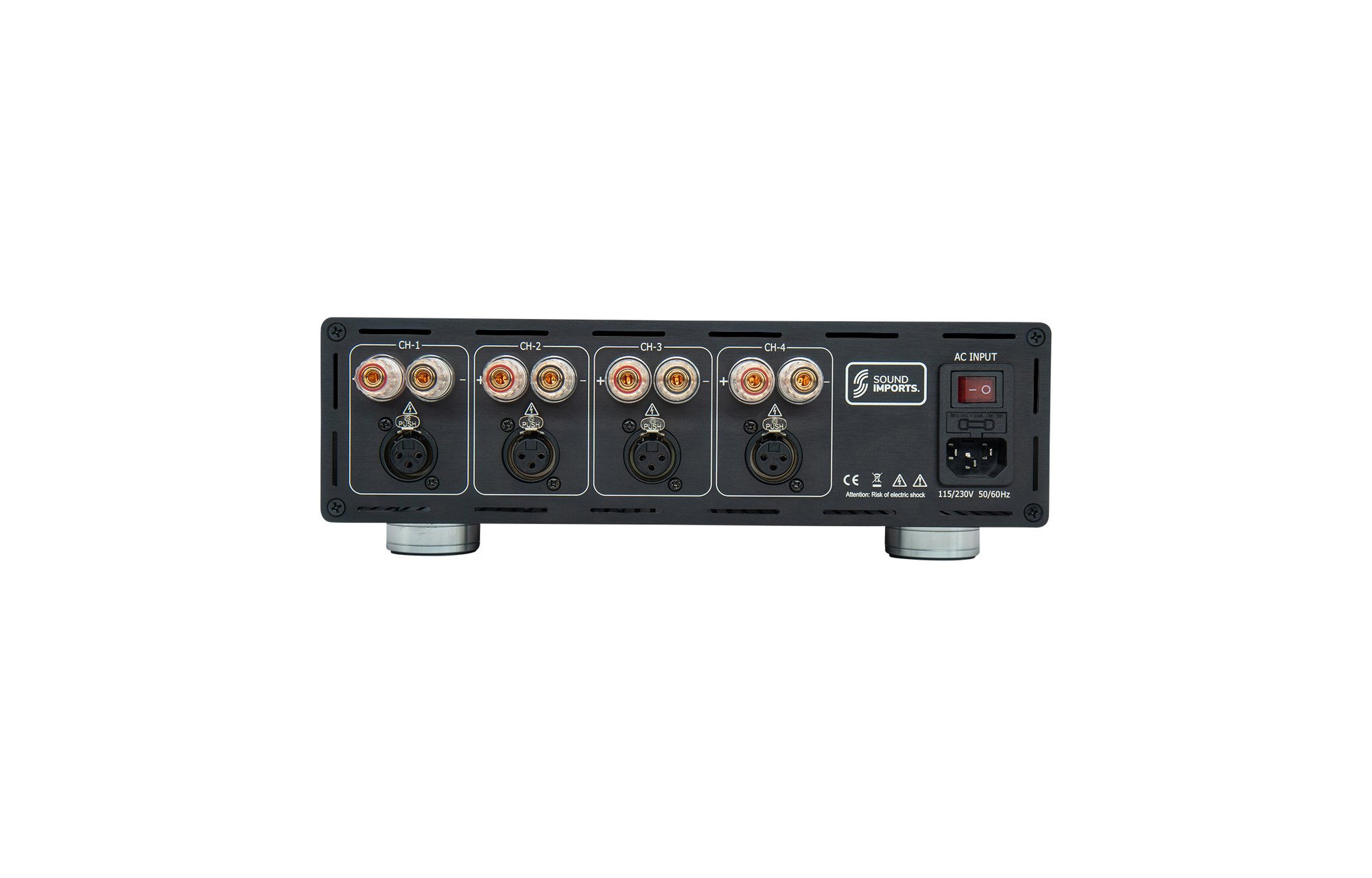 SoundImpress ICE700-4CH Quad erősítő | 400WPC | ICEpower fejlesztés
