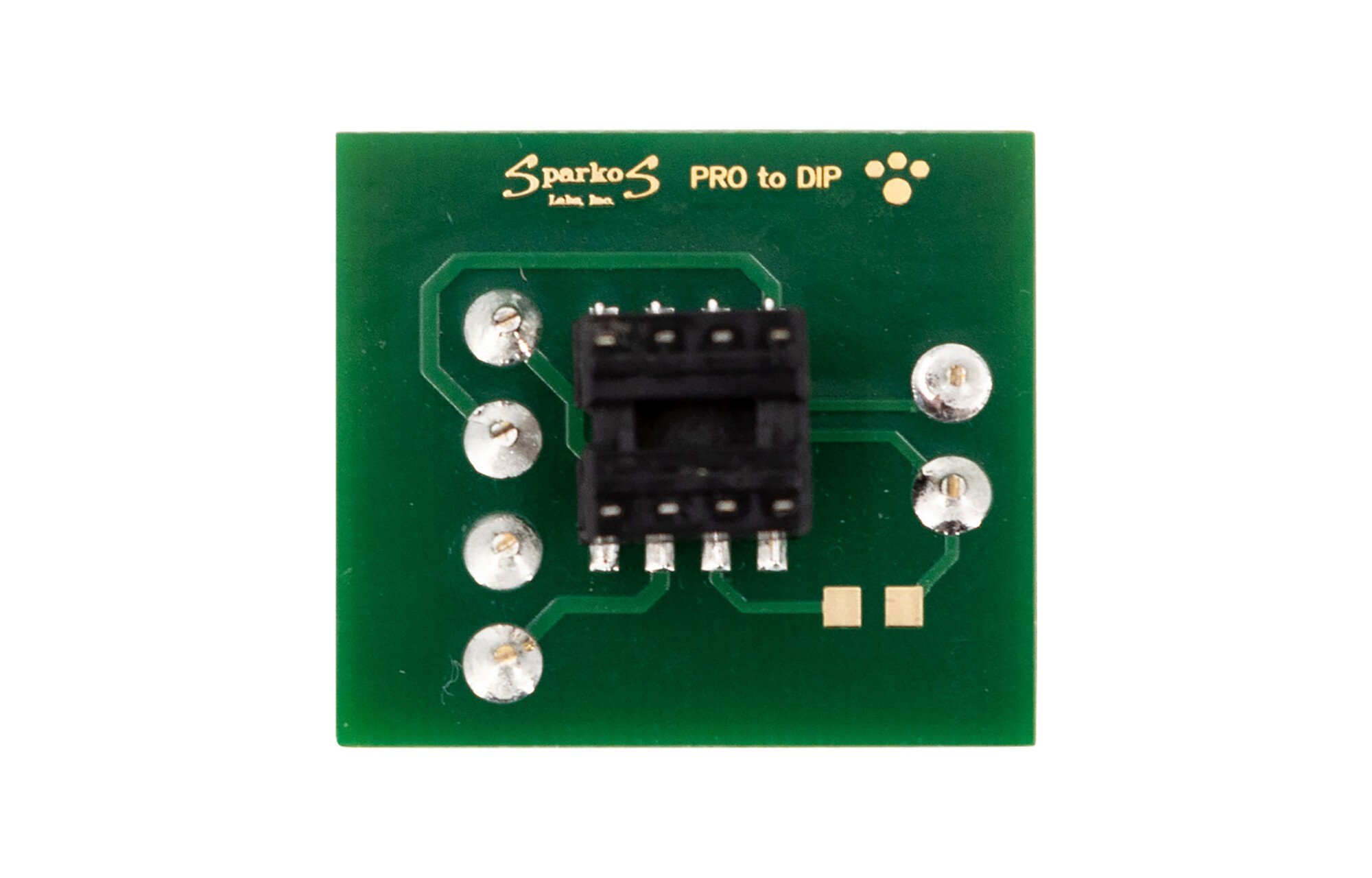 SparkoS PRO to DIP8 adapter SS2590-el szerelve