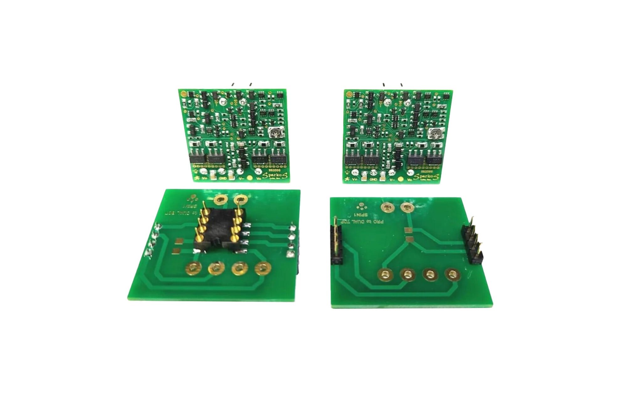 SparkoS PRO to DIP8 adapter 2X SS2590-el szerelve