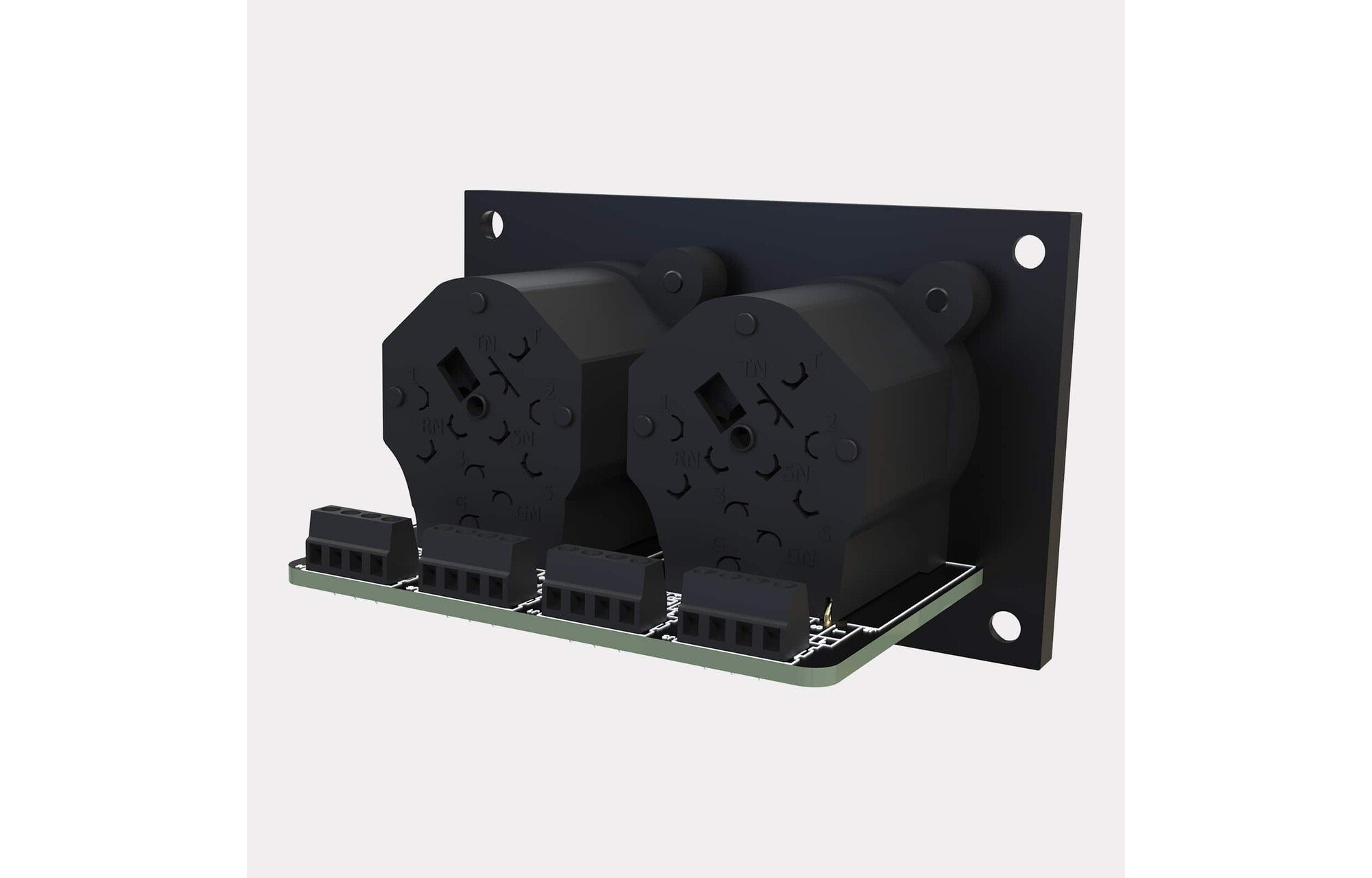 Sure Electronics AA-AA11432 ADP-XAI analóg bemeneti audio elosztó panel XLR / 6,35mm 1/4" TRS sztereó csatlakozóval