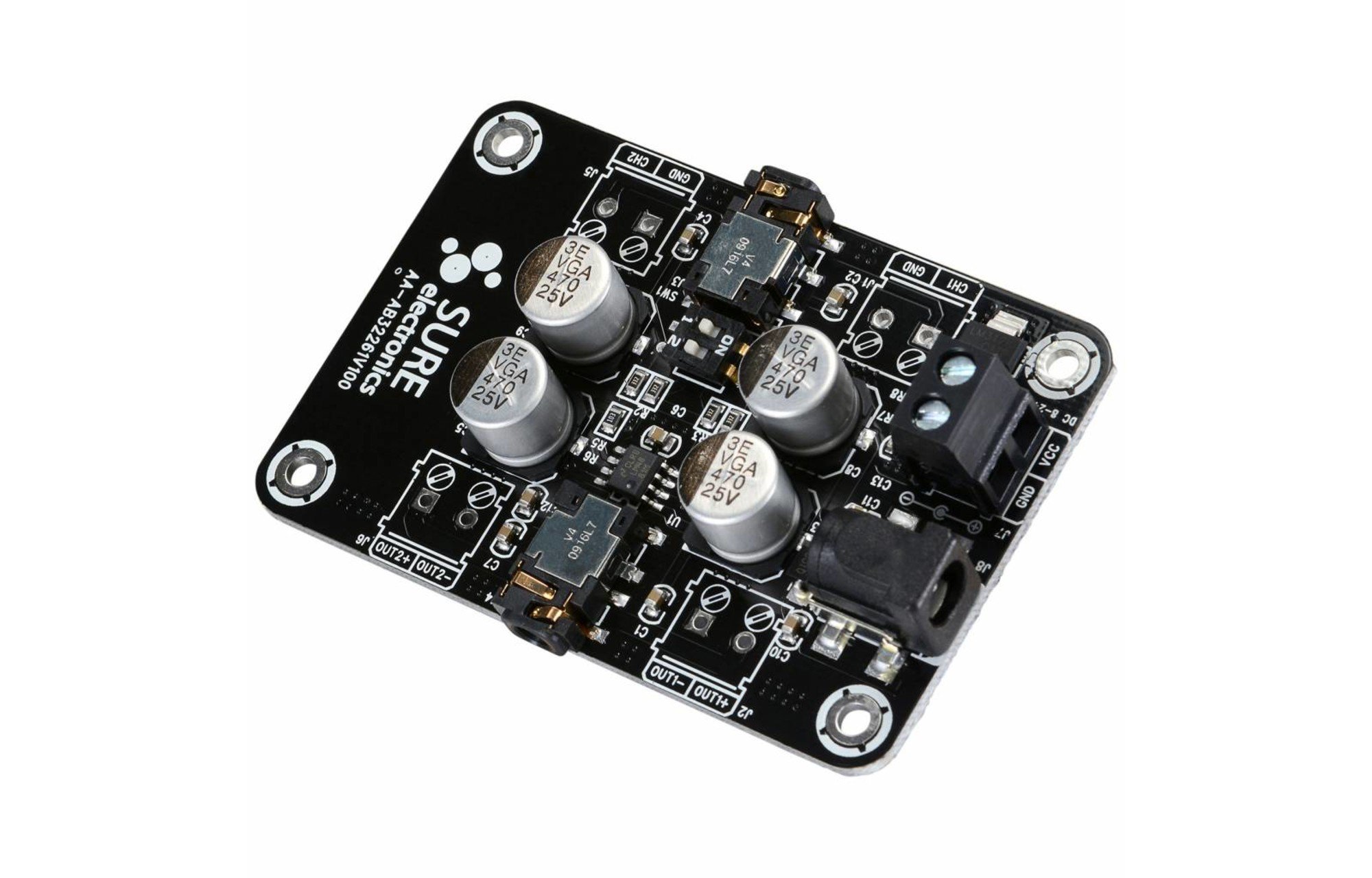 Sure Electronics AA-AB32261 Stereo 2 x 150mW AB osztályú LM4881 fejhallgató erősítő kártya